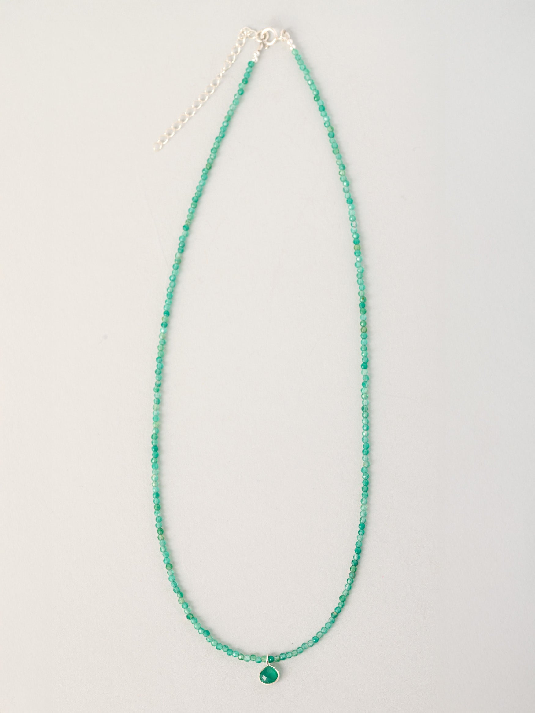 Green Onyx Mini Beads Choker - Forgotten Tribes