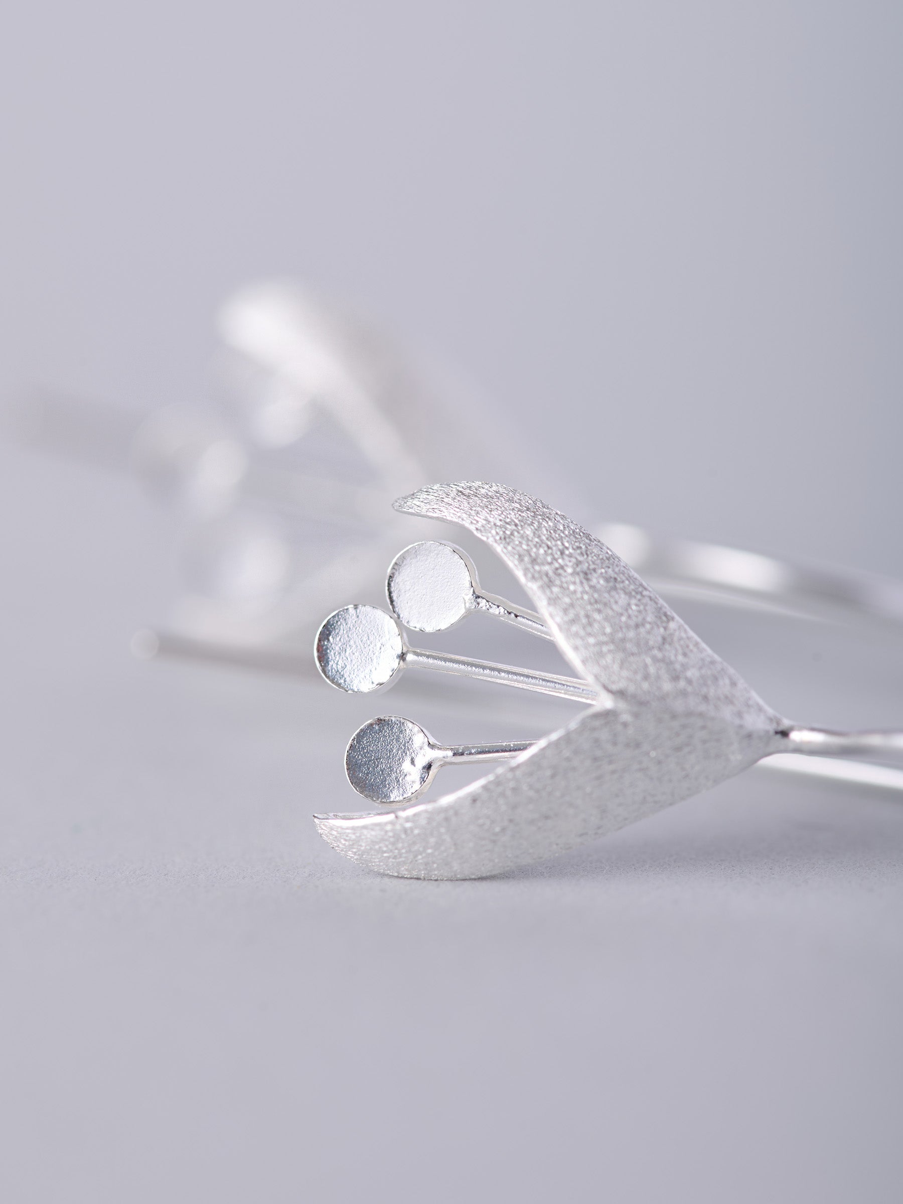 Sterling Silver Fuchsia Earrings - Forgotten Tribes