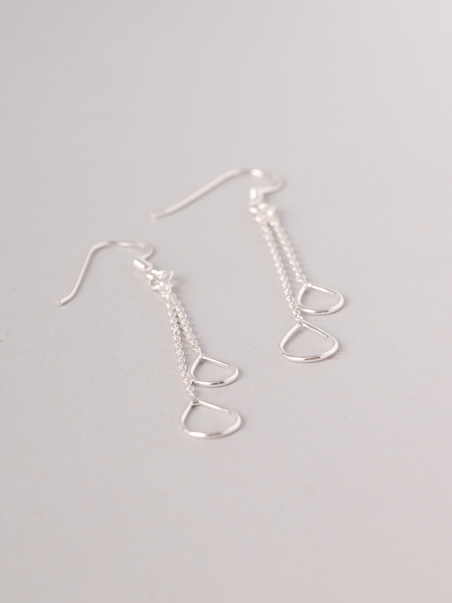 Sterling Silver Rain Drop Earrings - Forgotten Tribes