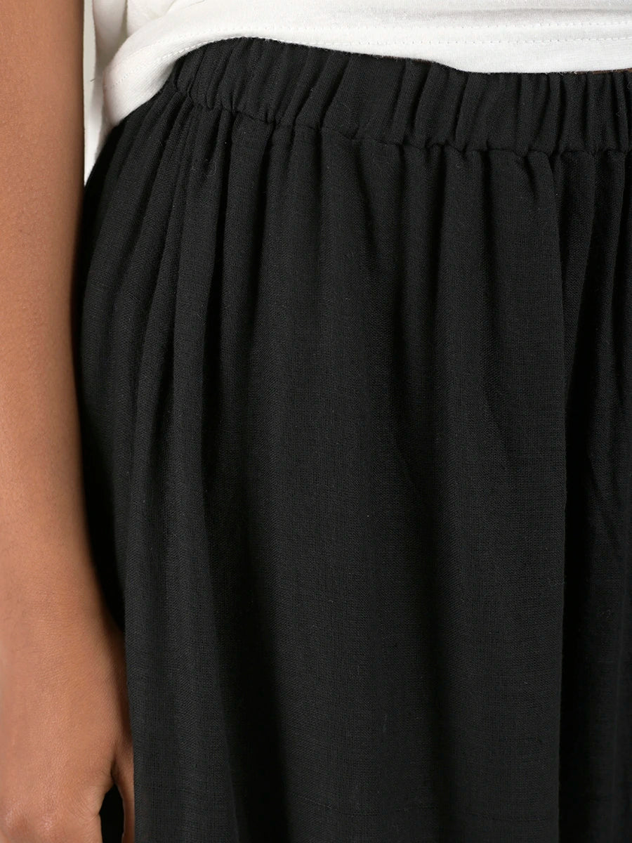 Fine Cotton Muslin Wide Leg Trousers - Forgotten Tribes