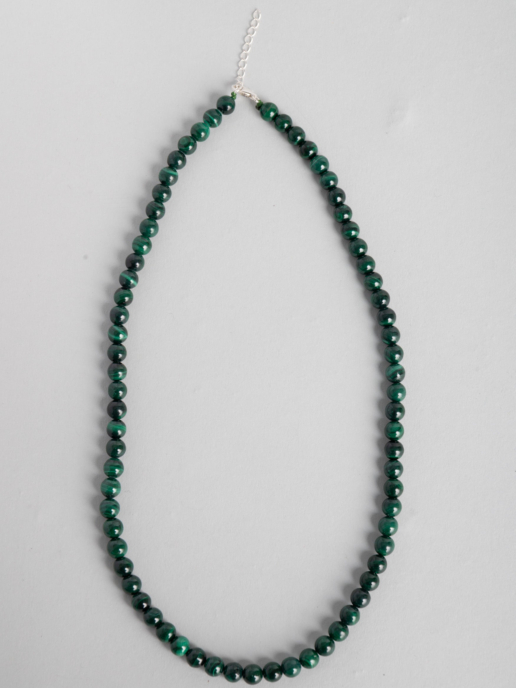 Transformative Malachite - Beaded Gemstone Choker Necklace - Forgotten Tribes