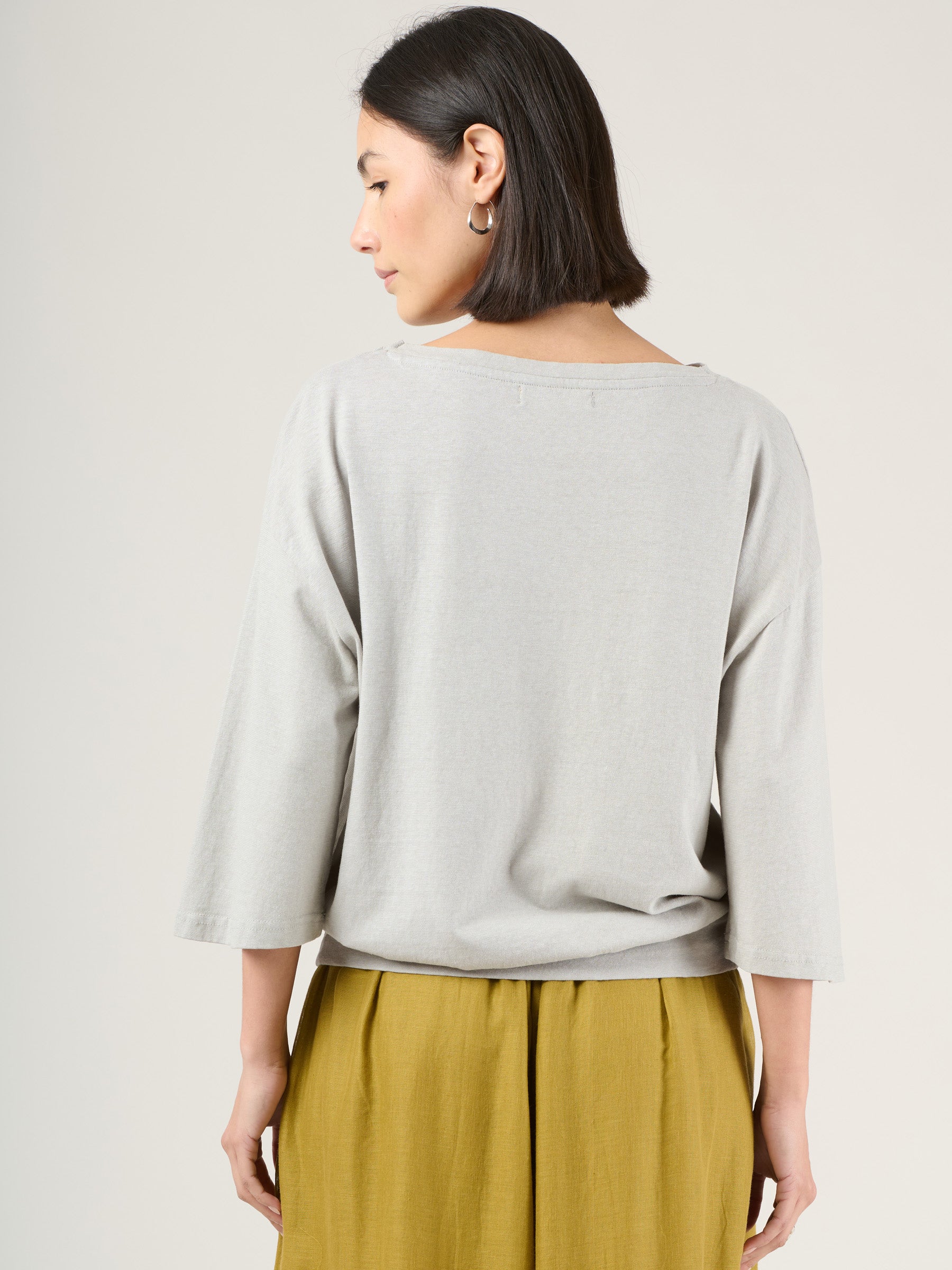 Heavyweight Hemp Organic Cotton Wide Sleeve T-Shirt - Forgotten Tribes