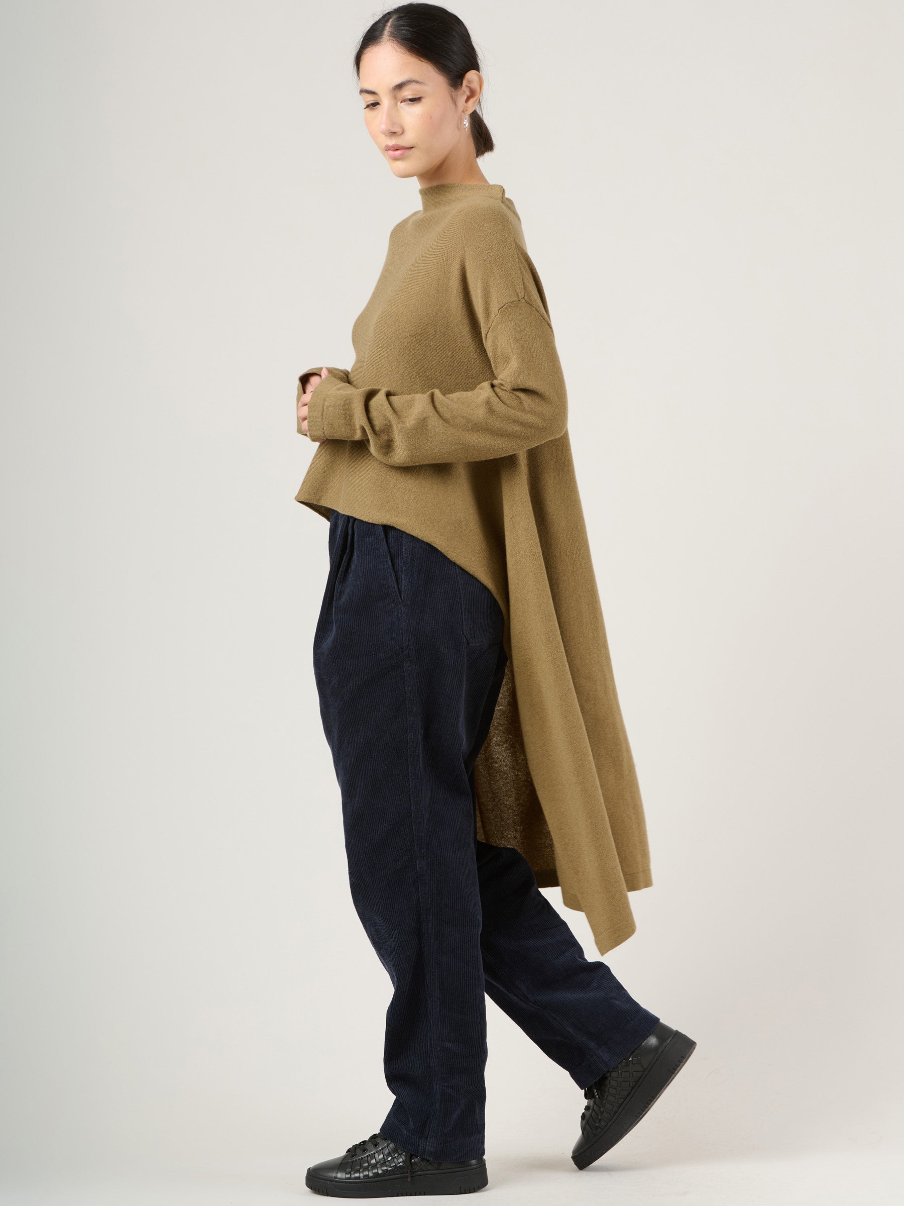 Merino Wool Bamboo Blend Waterfall Sweater - Forgotten Tribes