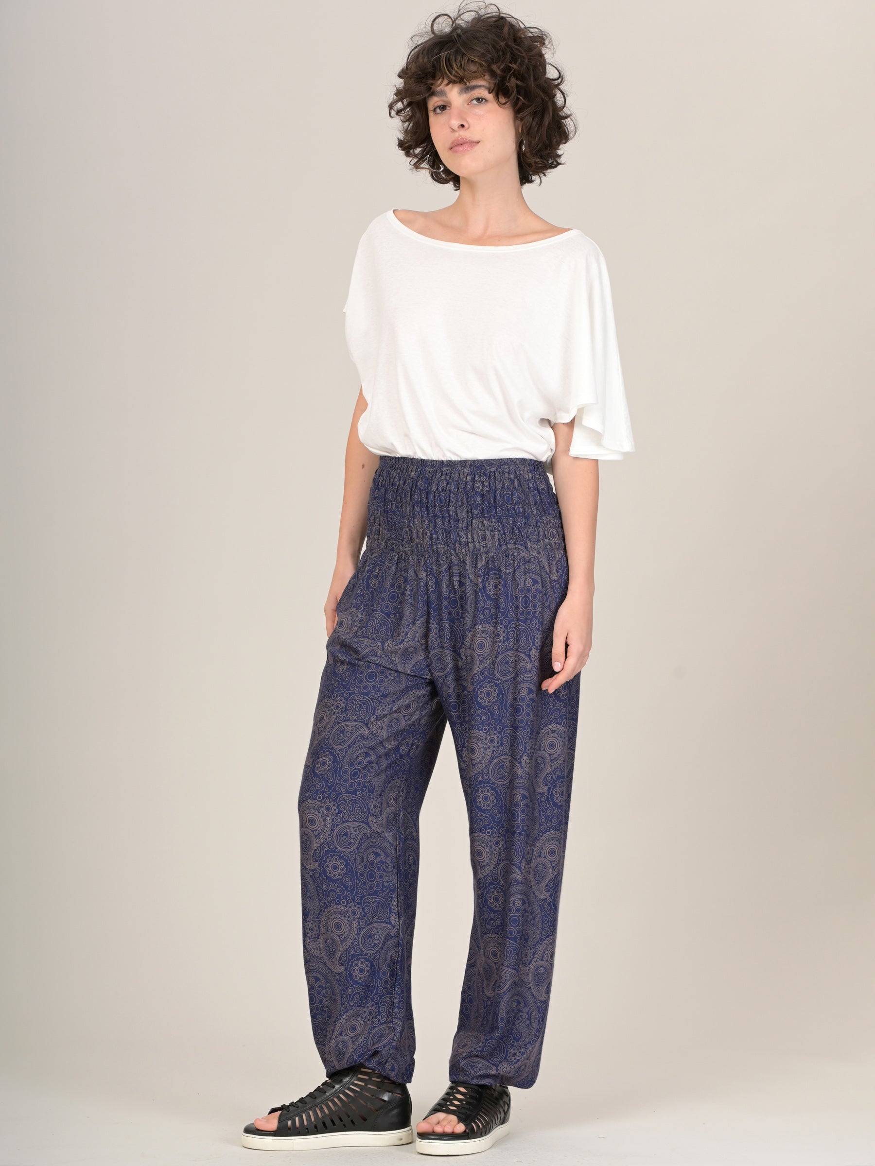 Paisley Harem Pants - High Crotch - Forgotten Tribes