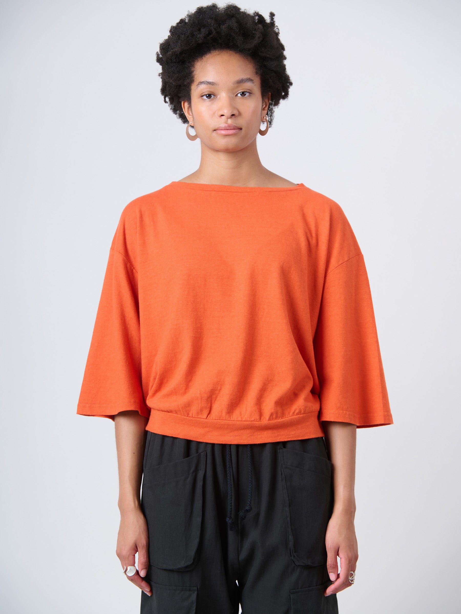 Heavyweight Hemp Organic Cotton Wide Sleeve T-Shirt - Forgotten Tribes