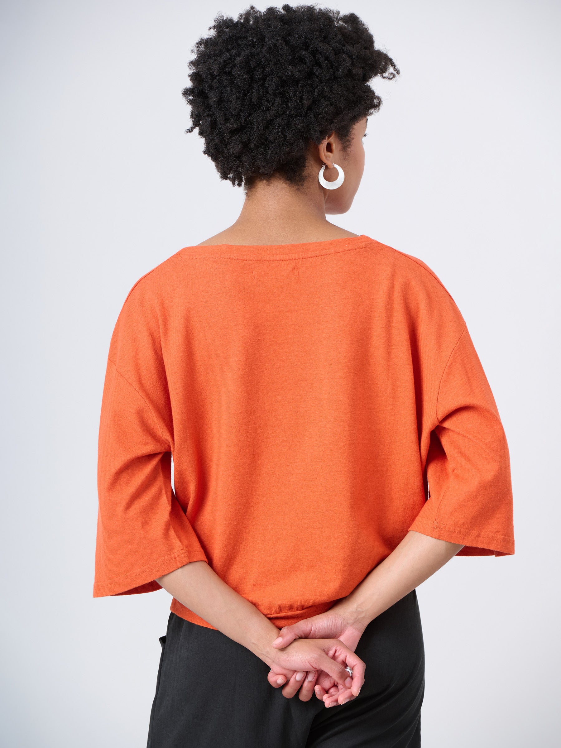 Heavyweight Hemp Organic Cotton Wide Sleeve T-Shirt - Forgotten Tribes