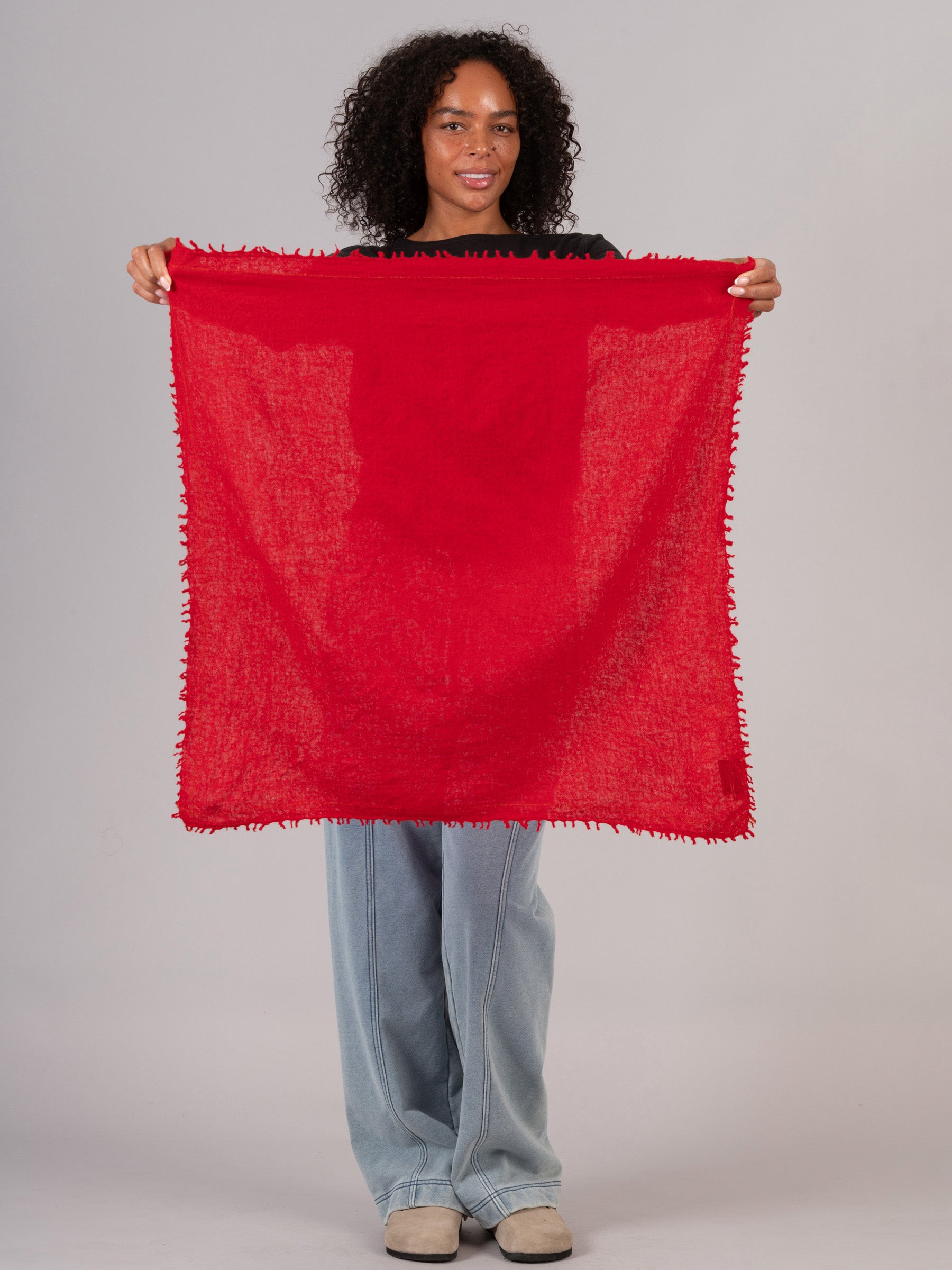 Pure Wool Square Scarf - Forgotten Tribes