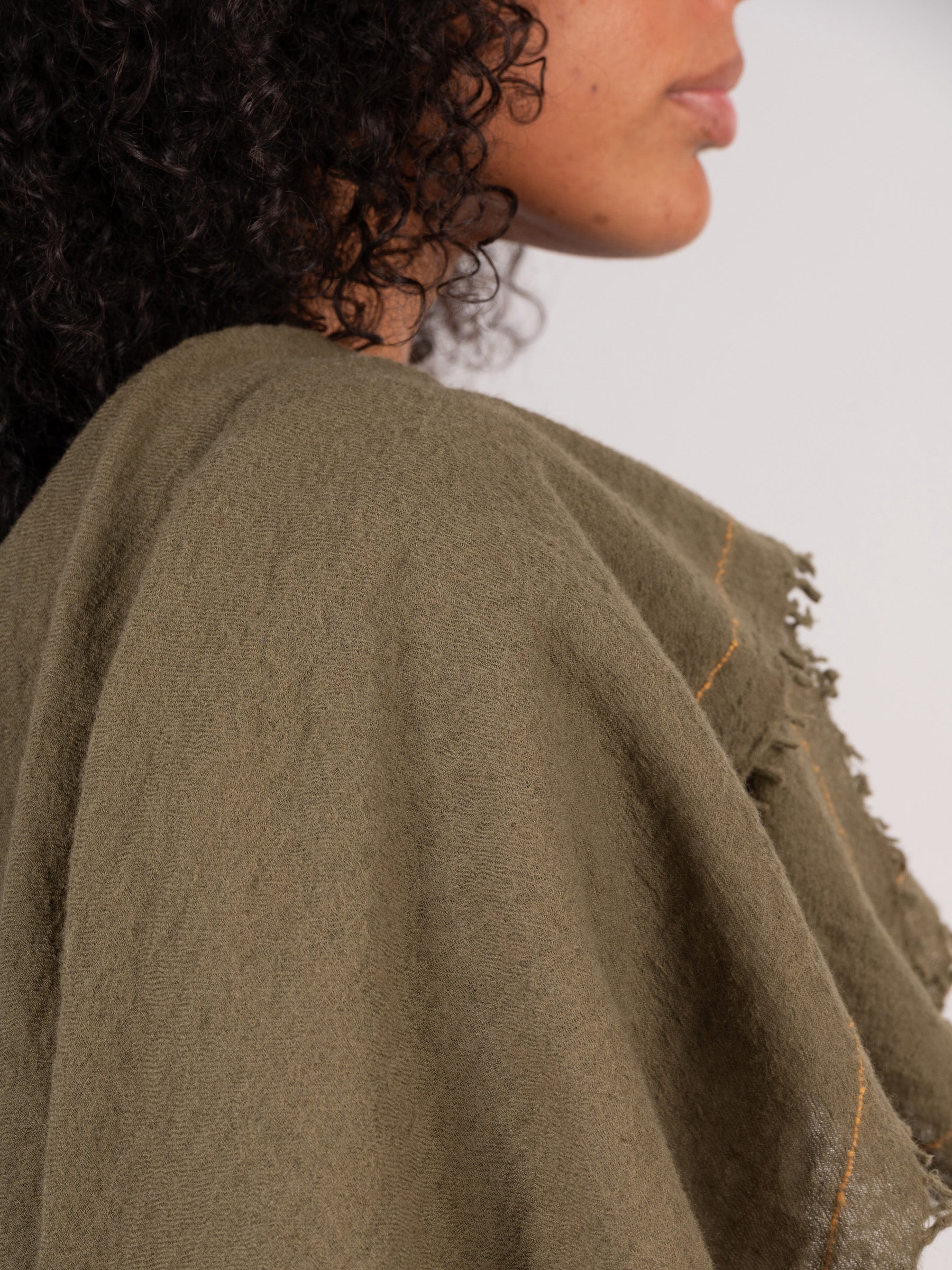 Pure Wool Square Scarf - Forgotten Tribes