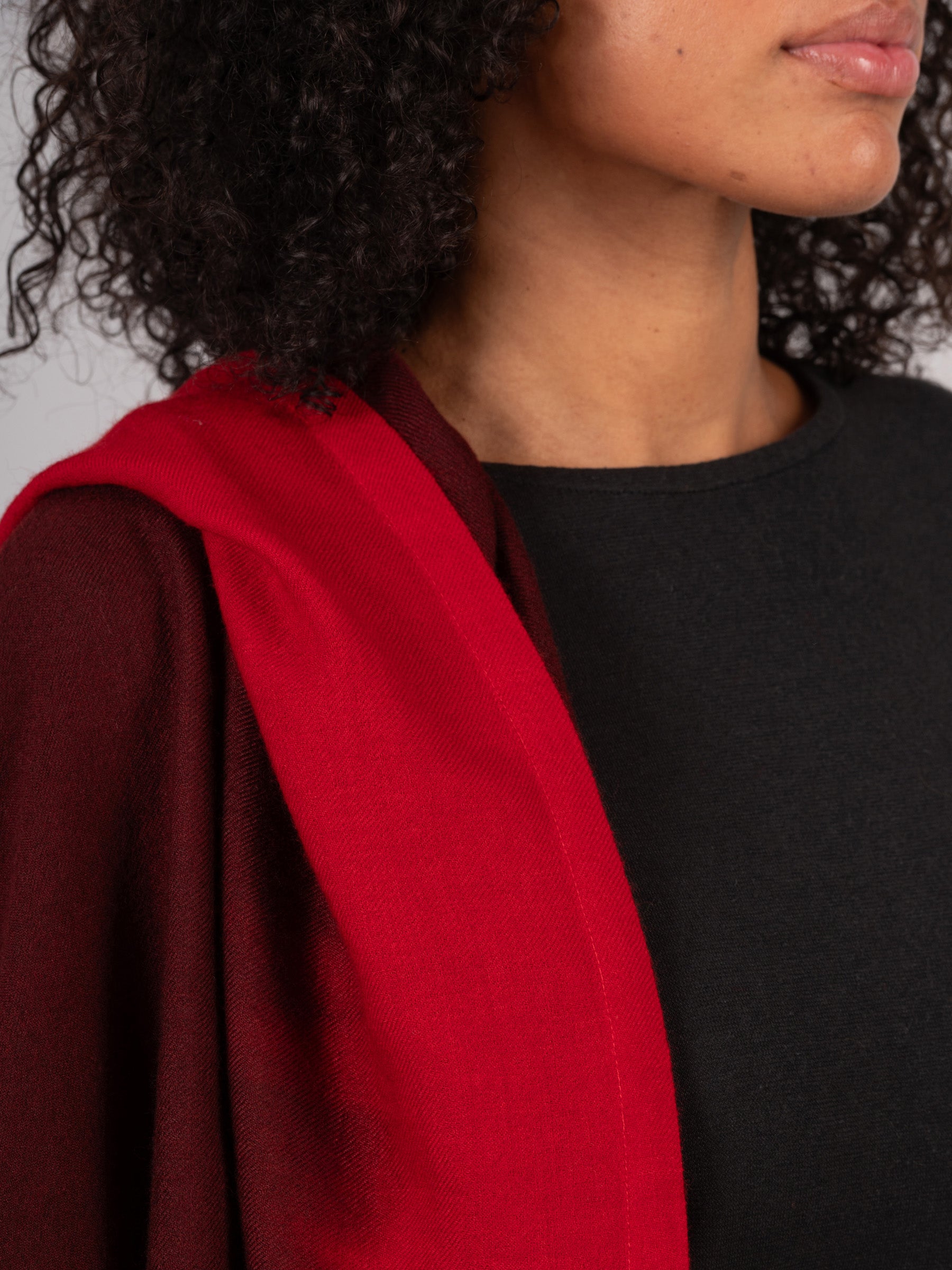 Fine Wool Dip Dye Scarf - Forgotten Tribes