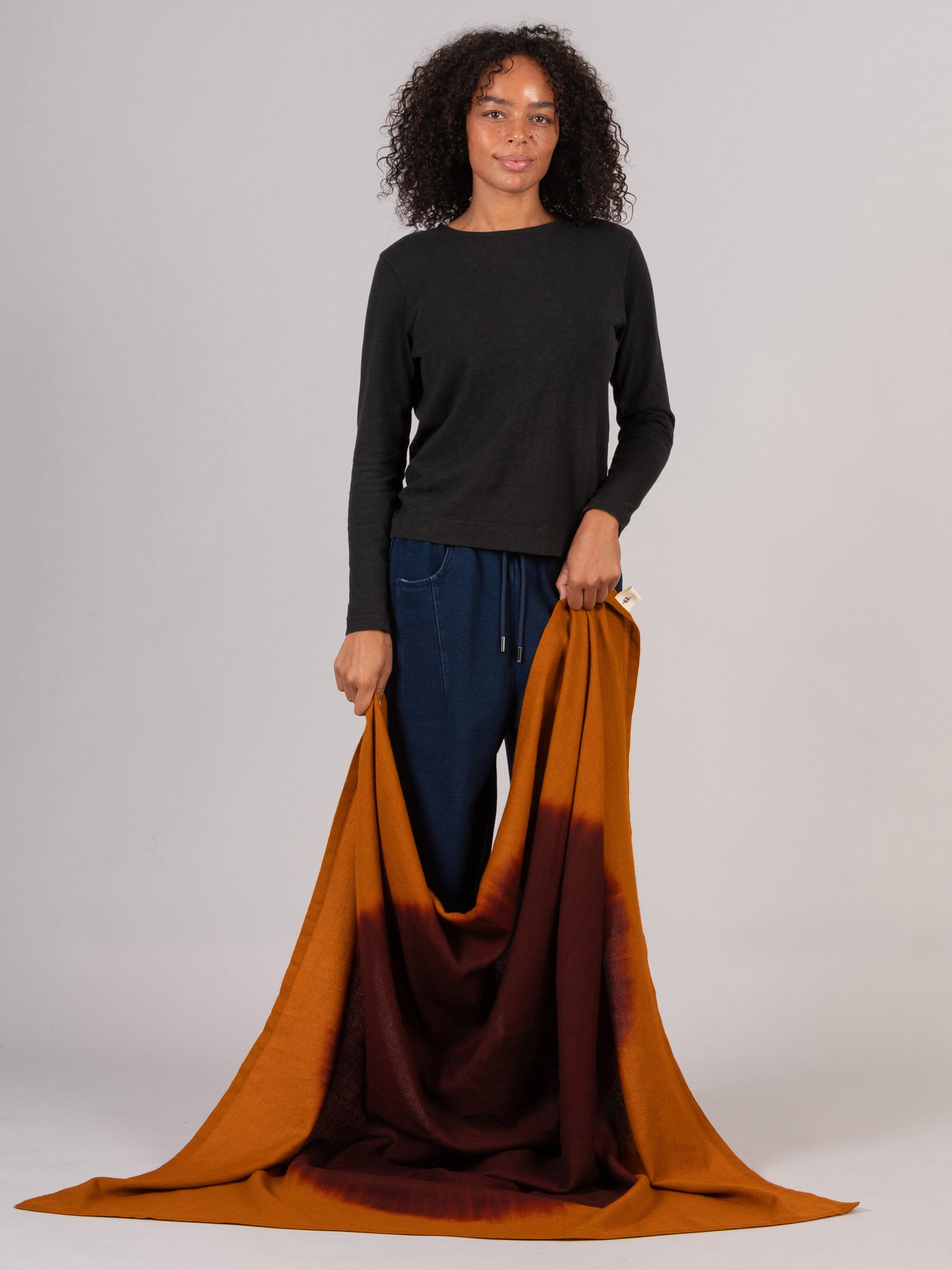 Fine Wool Dip Dye Scarf - Forgotten Tribes