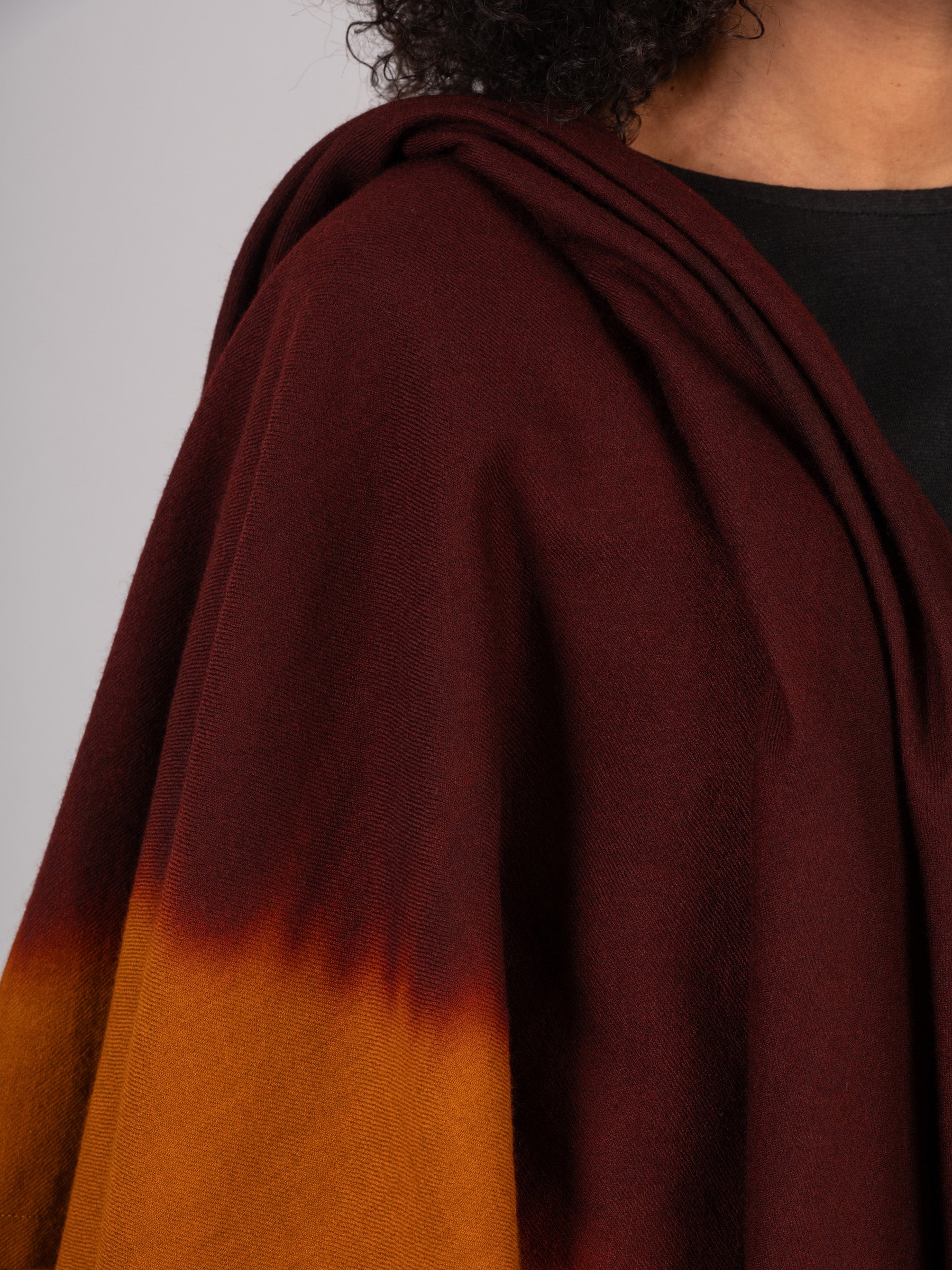 Fine Wool Dip Dye Scarf - Forgotten Tribes