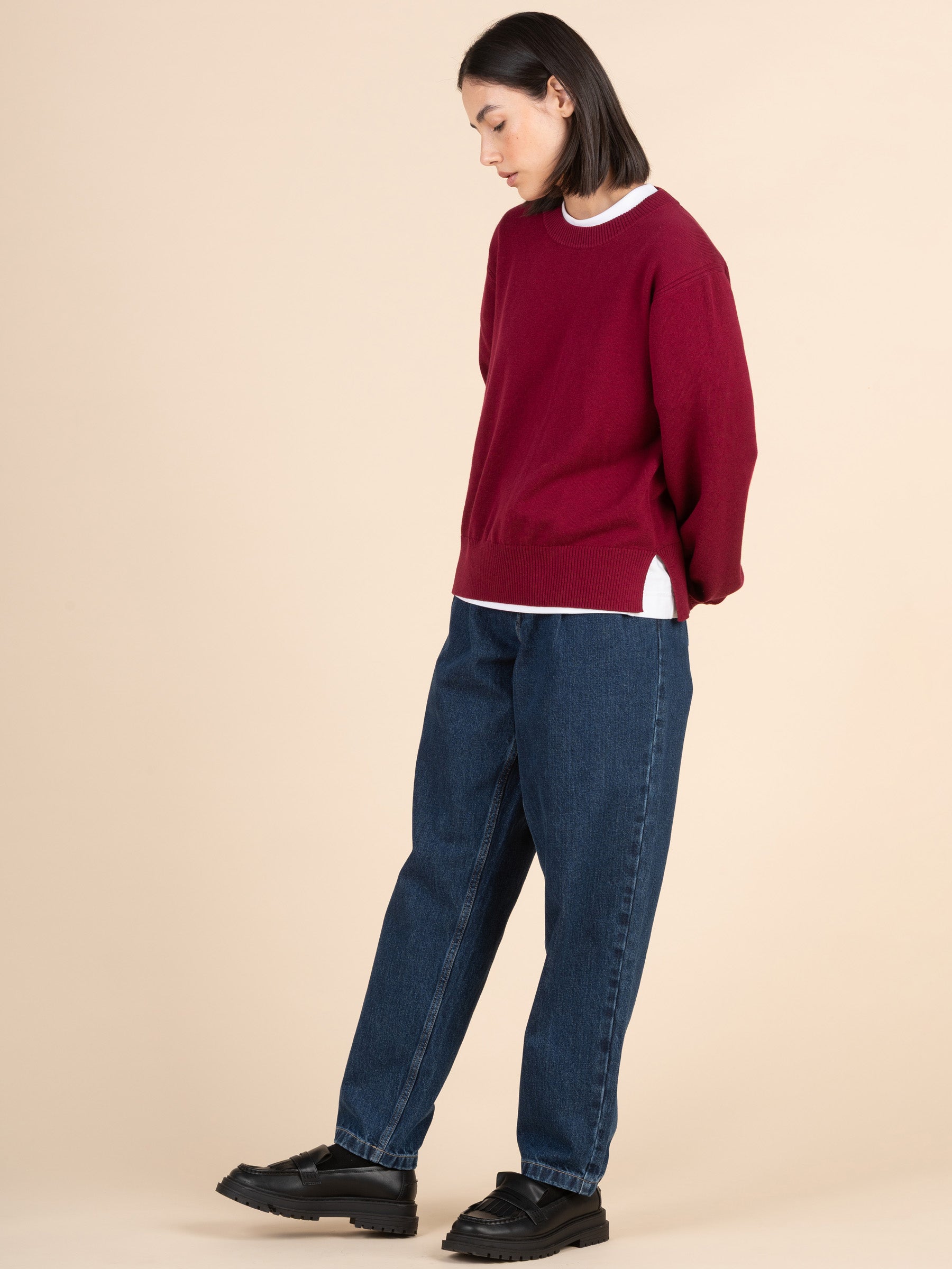 Senja - Cotton Cashmere Blend Balloon Sleeve Sweater - Forgotten Tribes