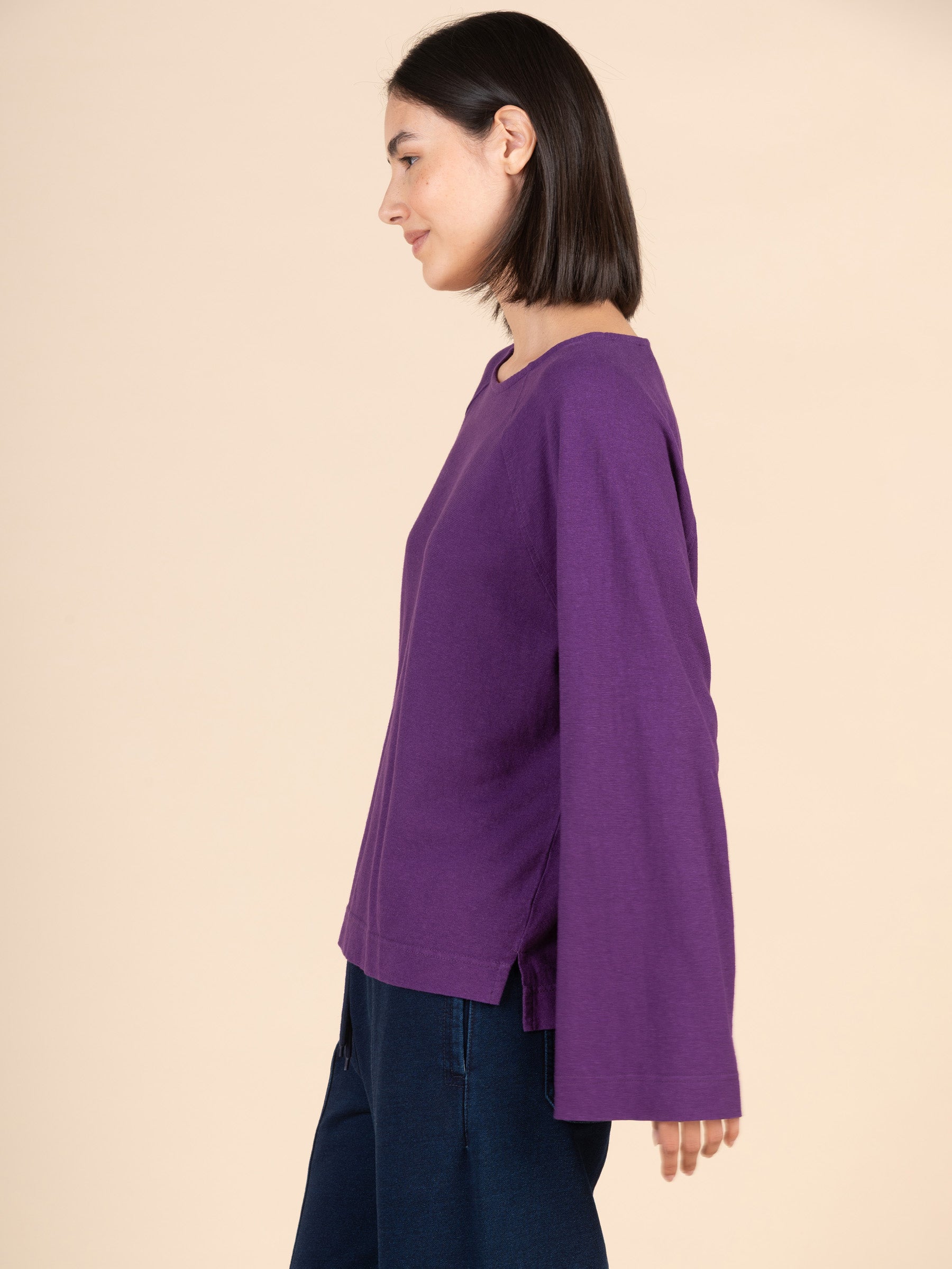 Yasai - Hemp Organic Cotton Raglan Wide Sleeve T-shirt - Forgotten Tribes