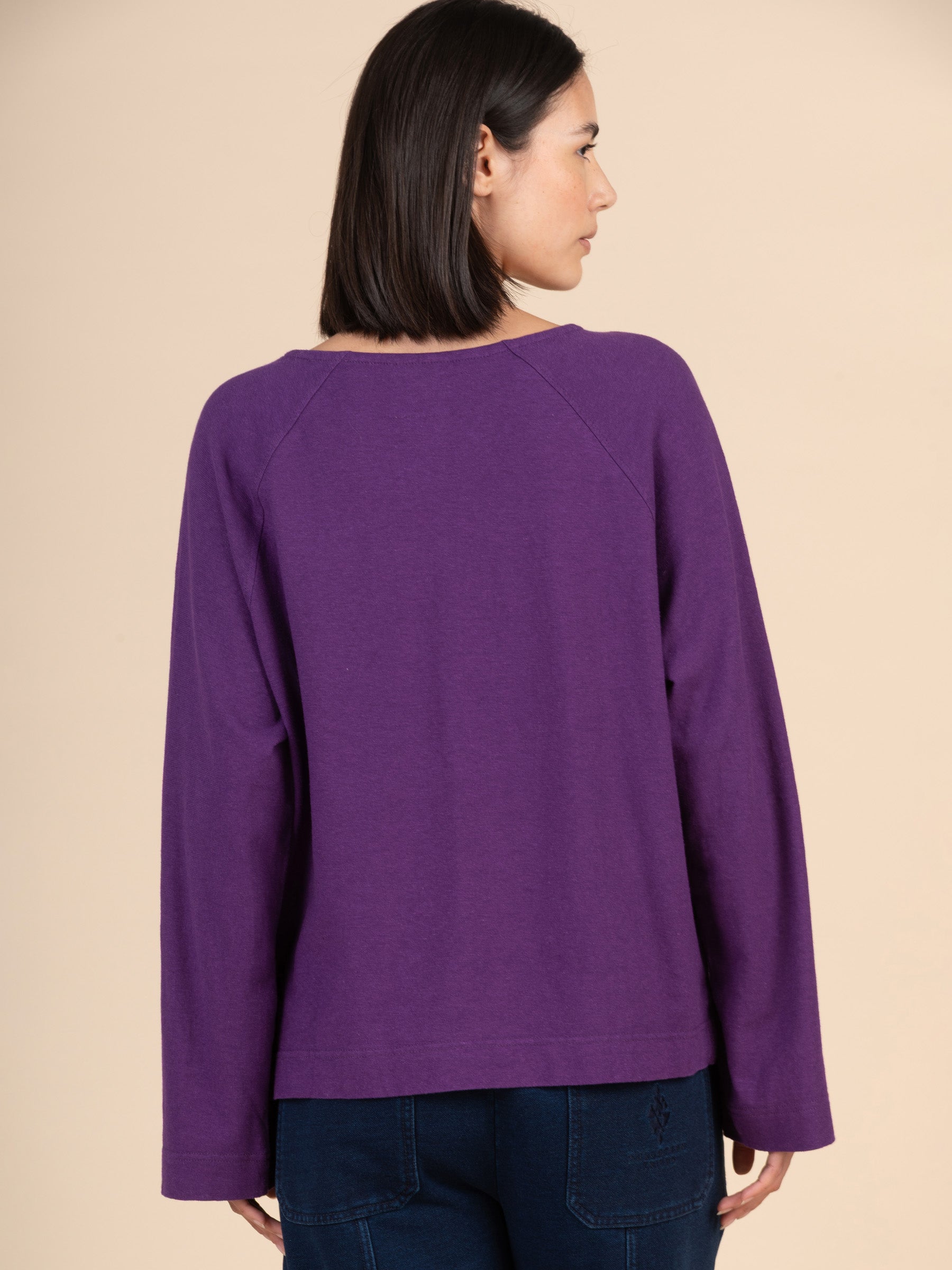 Yasai - Hemp Organic Cotton Raglan Wide Sleeve T-shirt - Forgotten Tribes