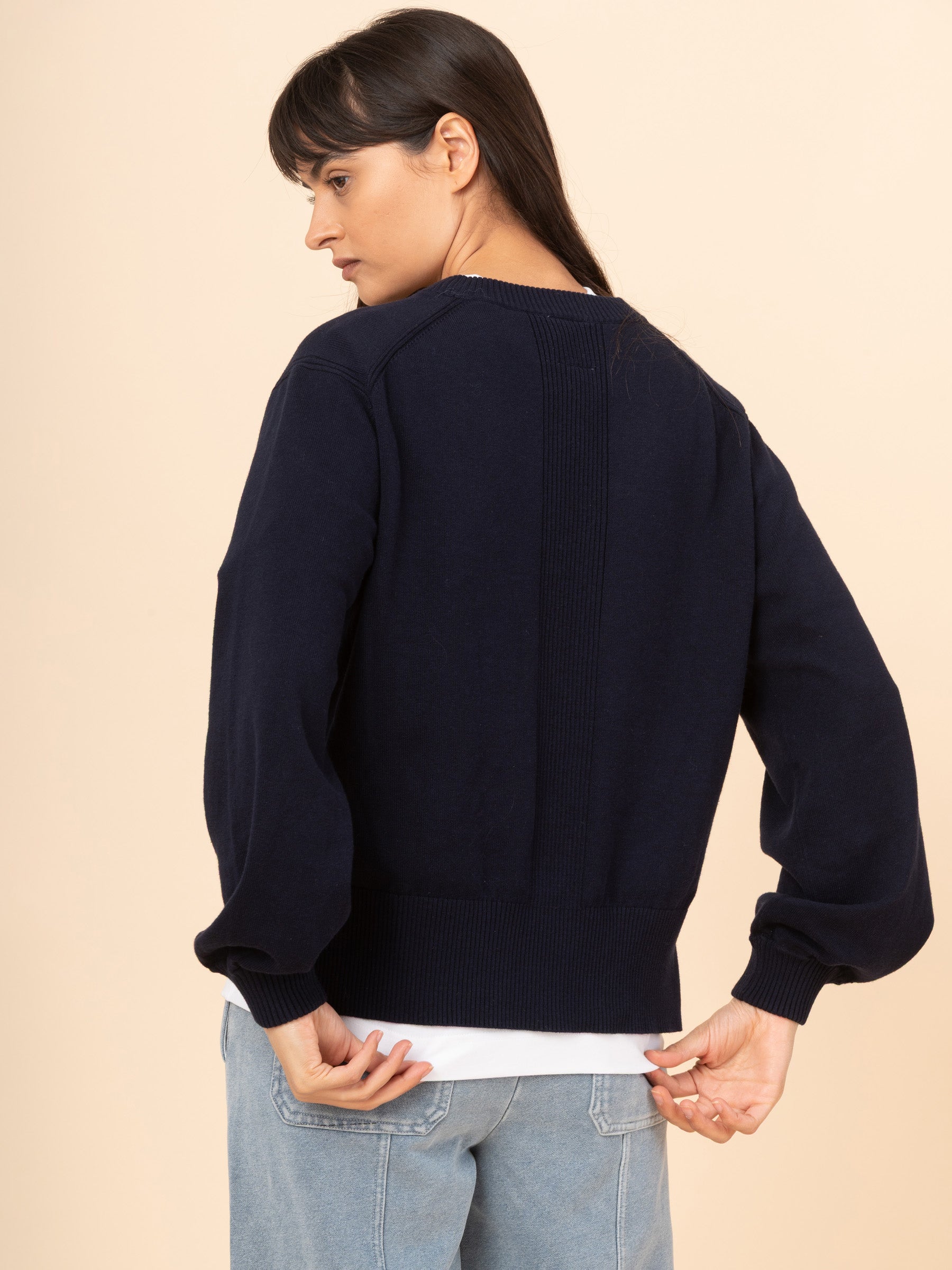 Senja - Cotton Cashmere Blend Balloon Sleeve Sweater - Forgotten Tribes