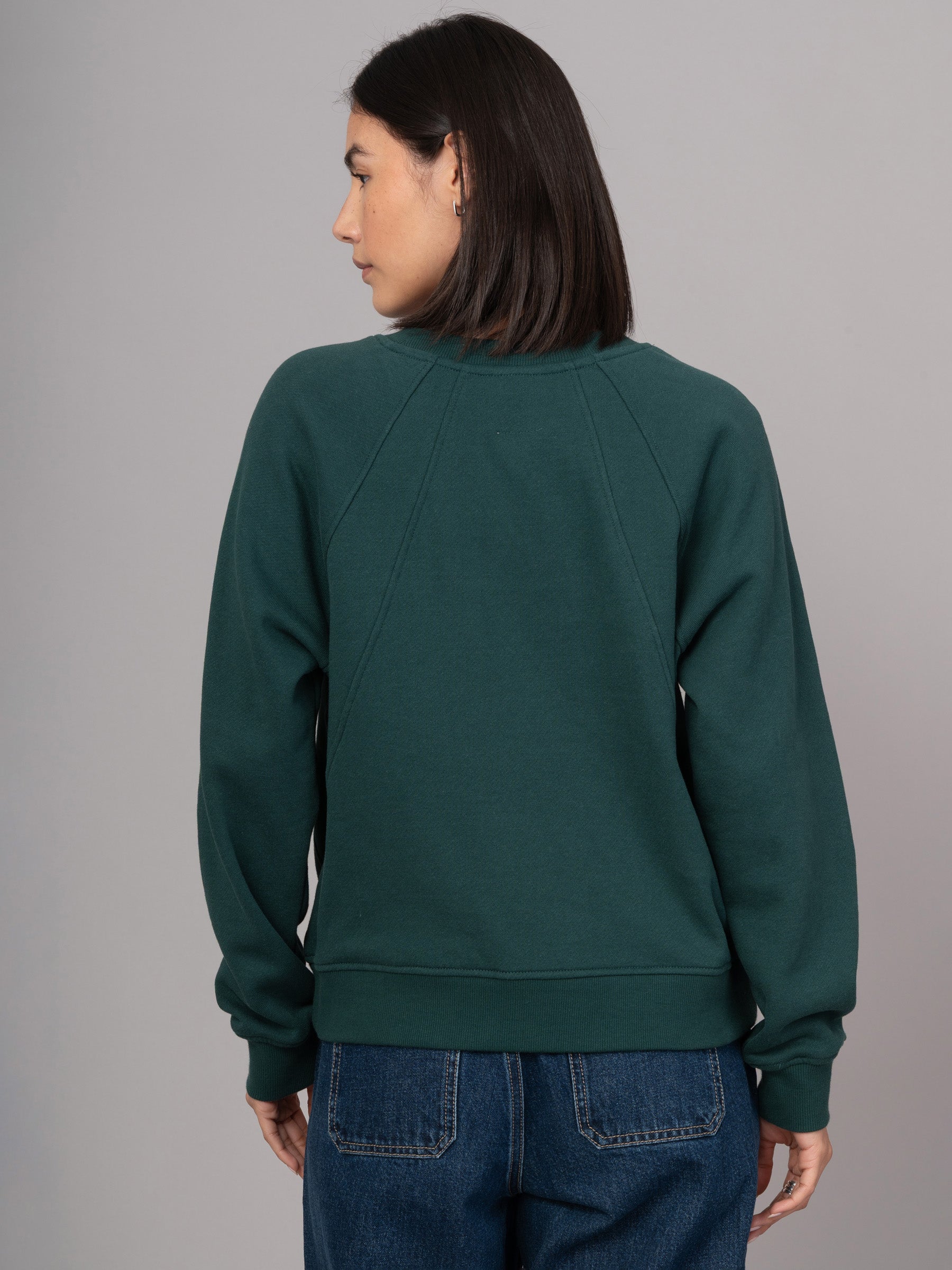Sami - Hemp Organic Cotton Fleece Crewneck Raglan Sweatshirt - Forgotten Tribes