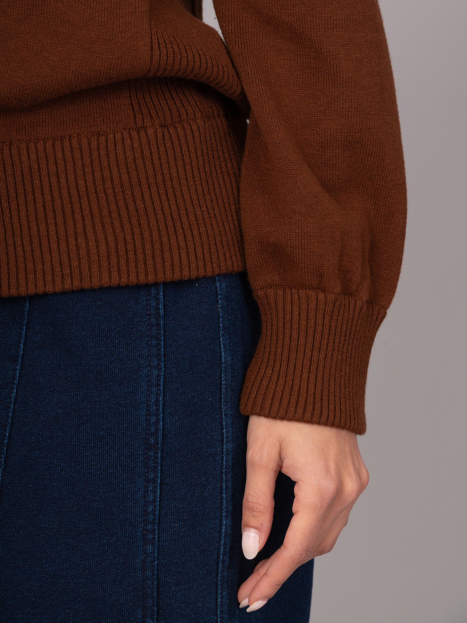 Shima - Cotton Cashmere Blend Polo Sweater - Forgotten Tribes