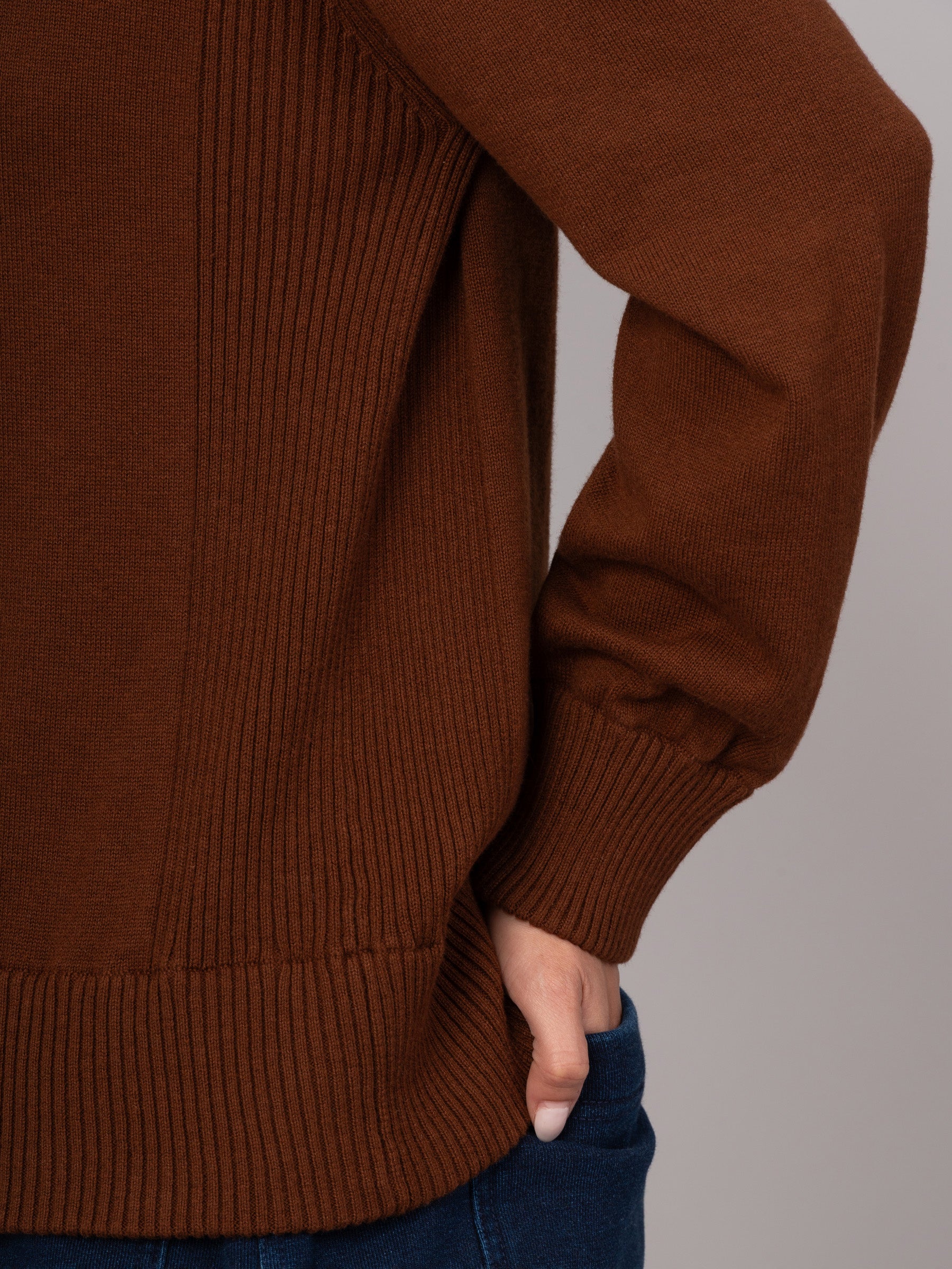 Shima - Cotton Cashmere Blend Polo Sweater - Forgotten Tribes