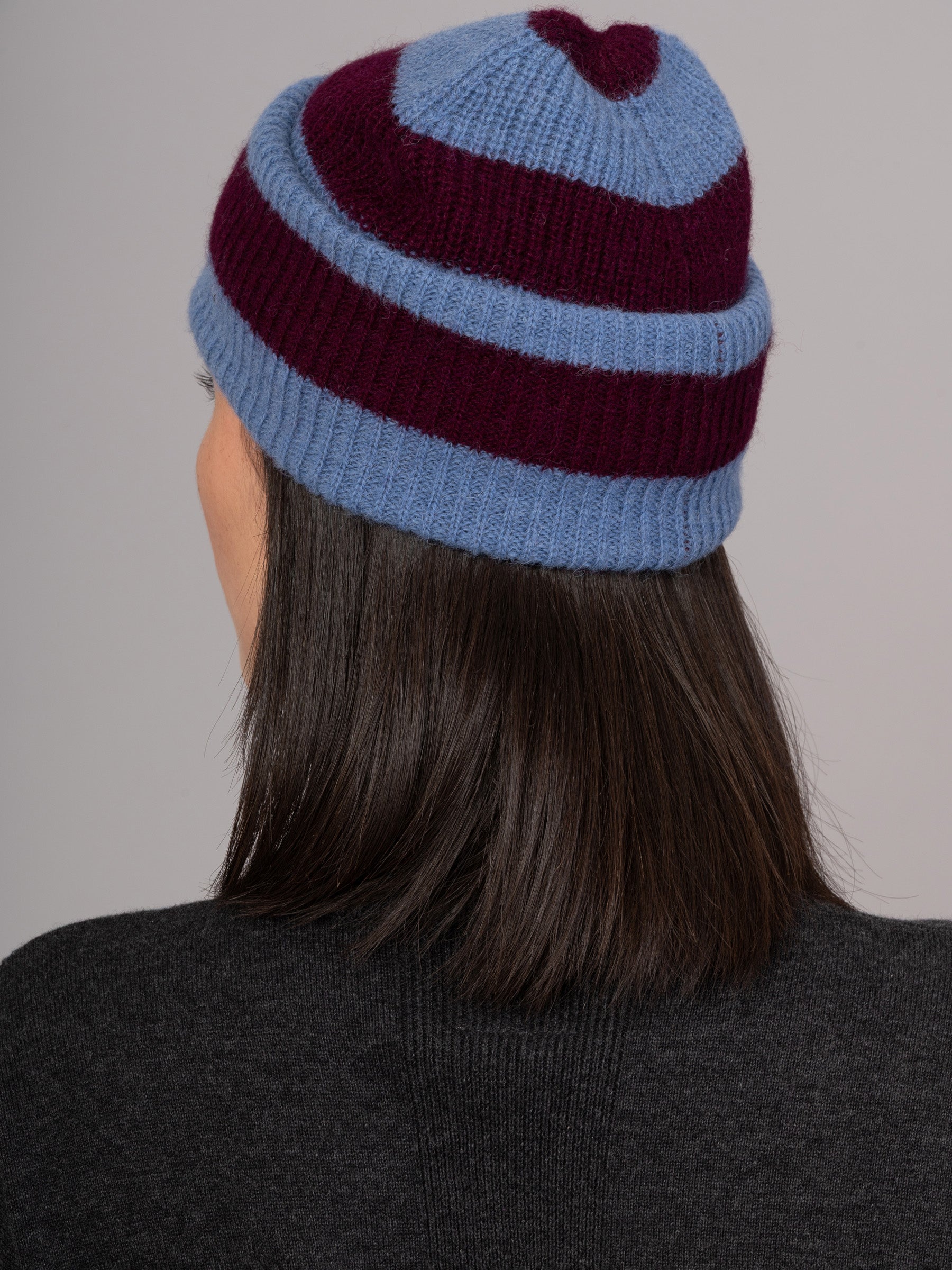 Obi - Pure Alpaca Horizontal Striped Beanies - Forgotten Tribes