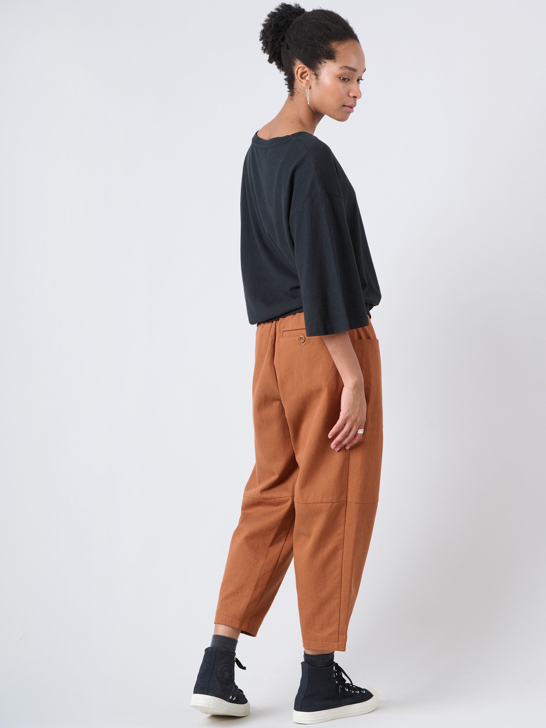 Heavyweight Hemp Organic Cotton Wide Sleeve T-Shirt - Forgotten Tribes