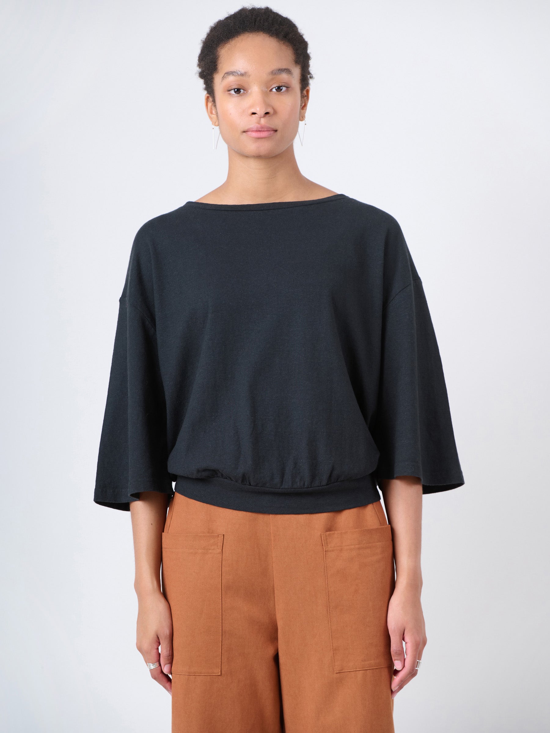 Heavyweight Hemp Organic Cotton Wide Sleeve T-Shirt - Forgotten Tribes