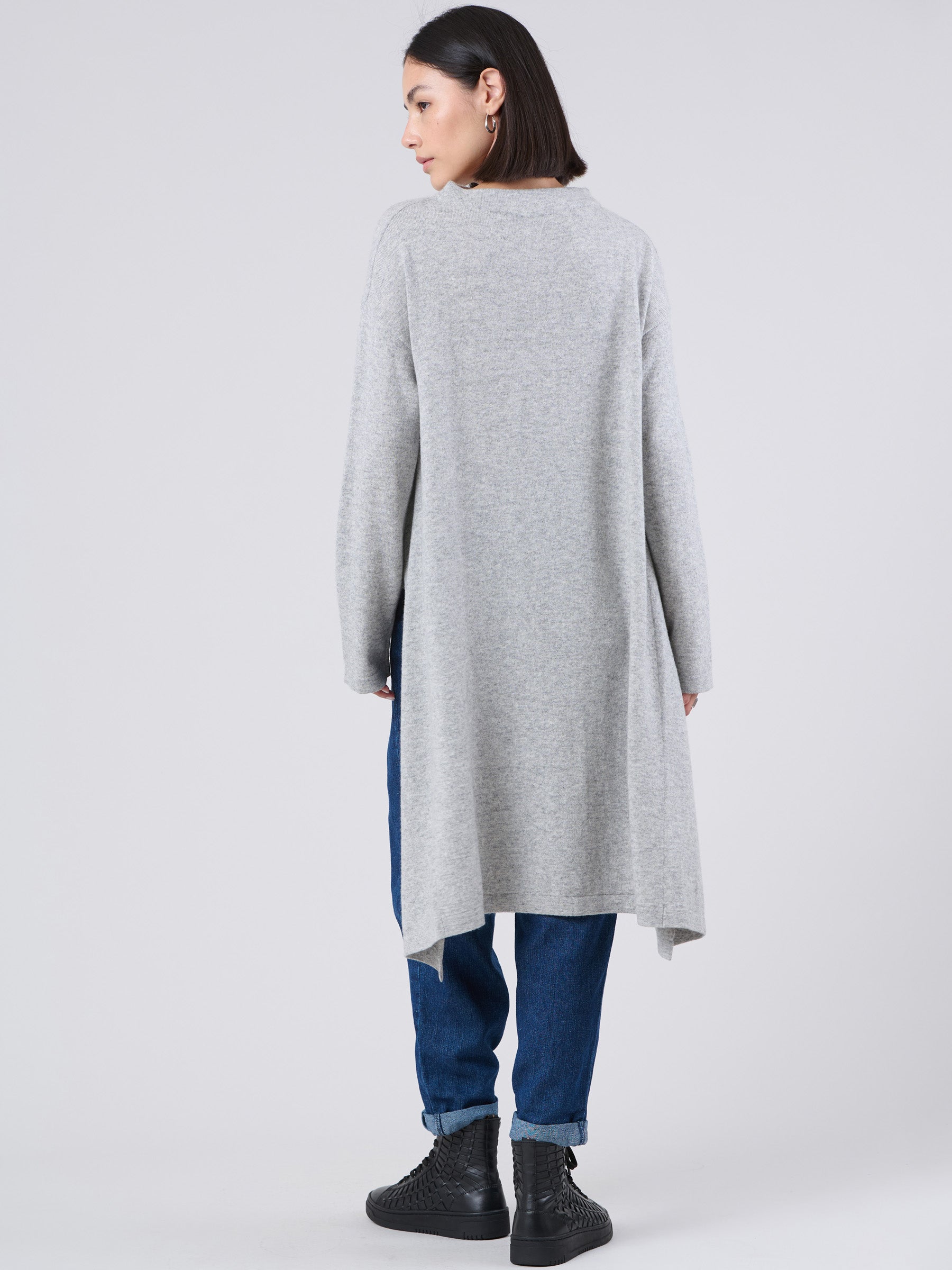 Merino Wool Bamboo Blend Waterfall Sweater - Forgotten Tribes