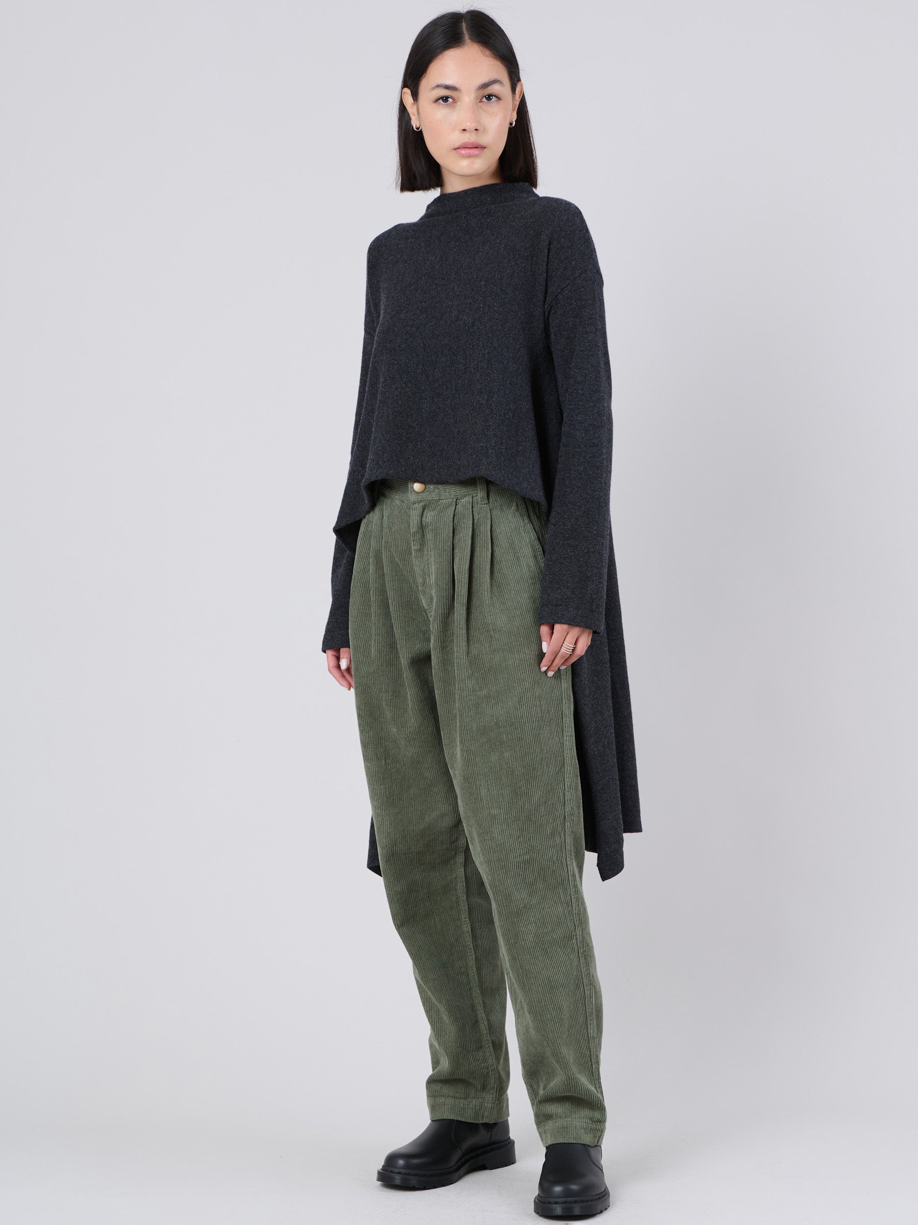 Merino Wool Bamboo Blend Waterfall Sweater - Forgotten Tribes