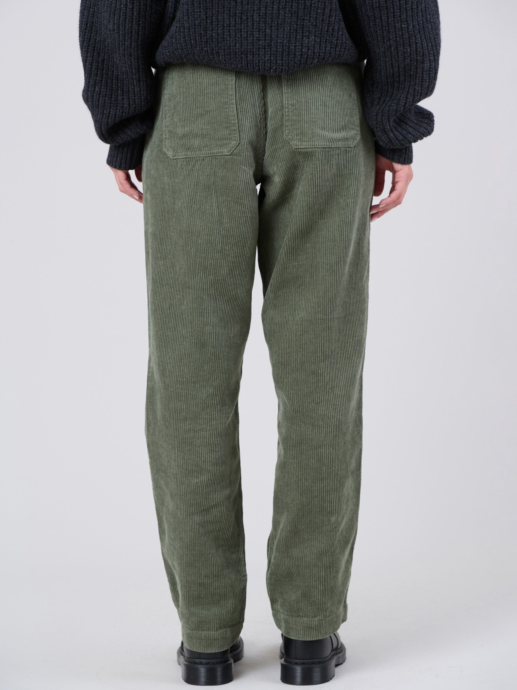 Hemp Organic Cotton Corduroy Front Pleats Trousers - Forgotten Tribes