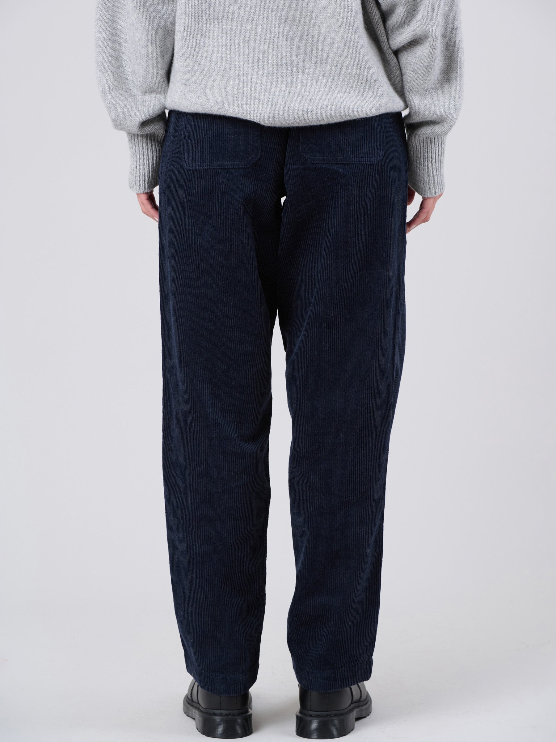 Hemp Organic Cotton Corduroy Front Pleats Trousers - Forgotten Tribes