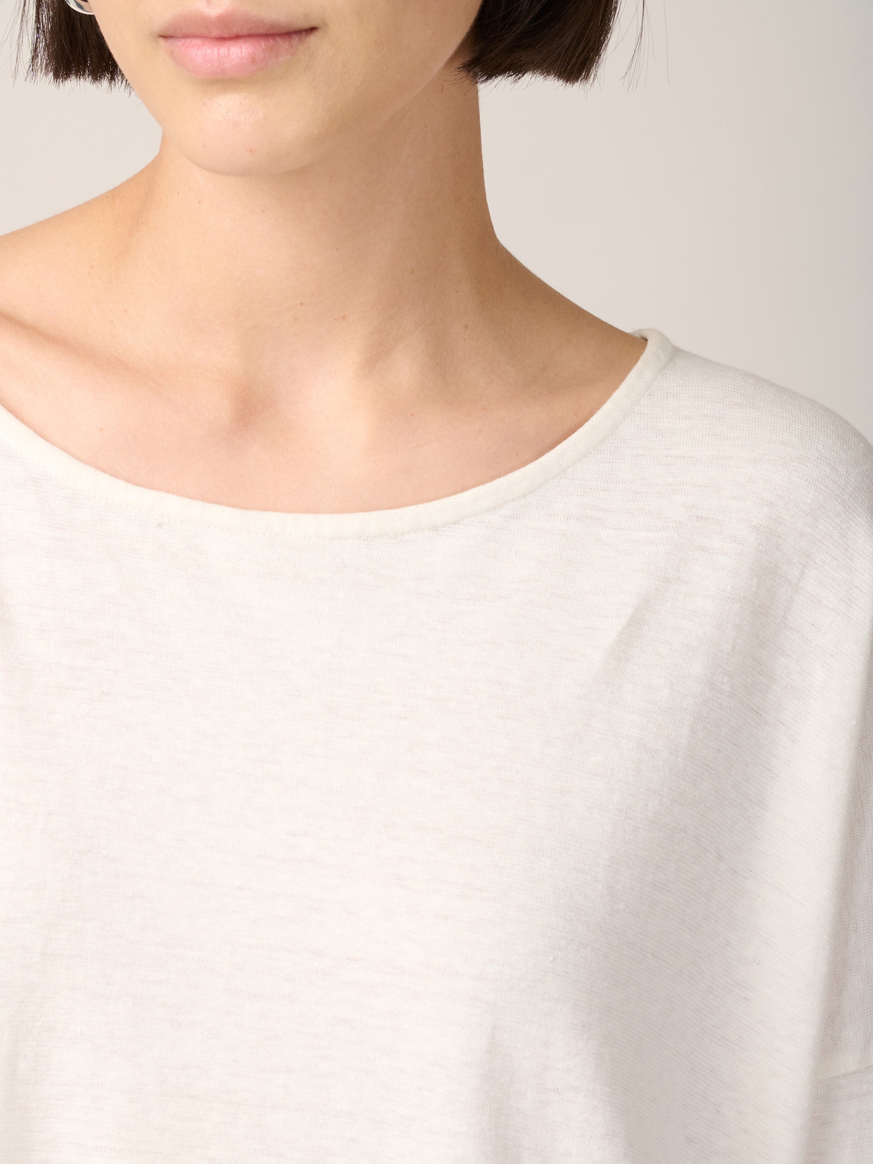 Heavyweight Hemp Organic Cotton Cropped Sleeve T-Shirt - Forgotten Tribes