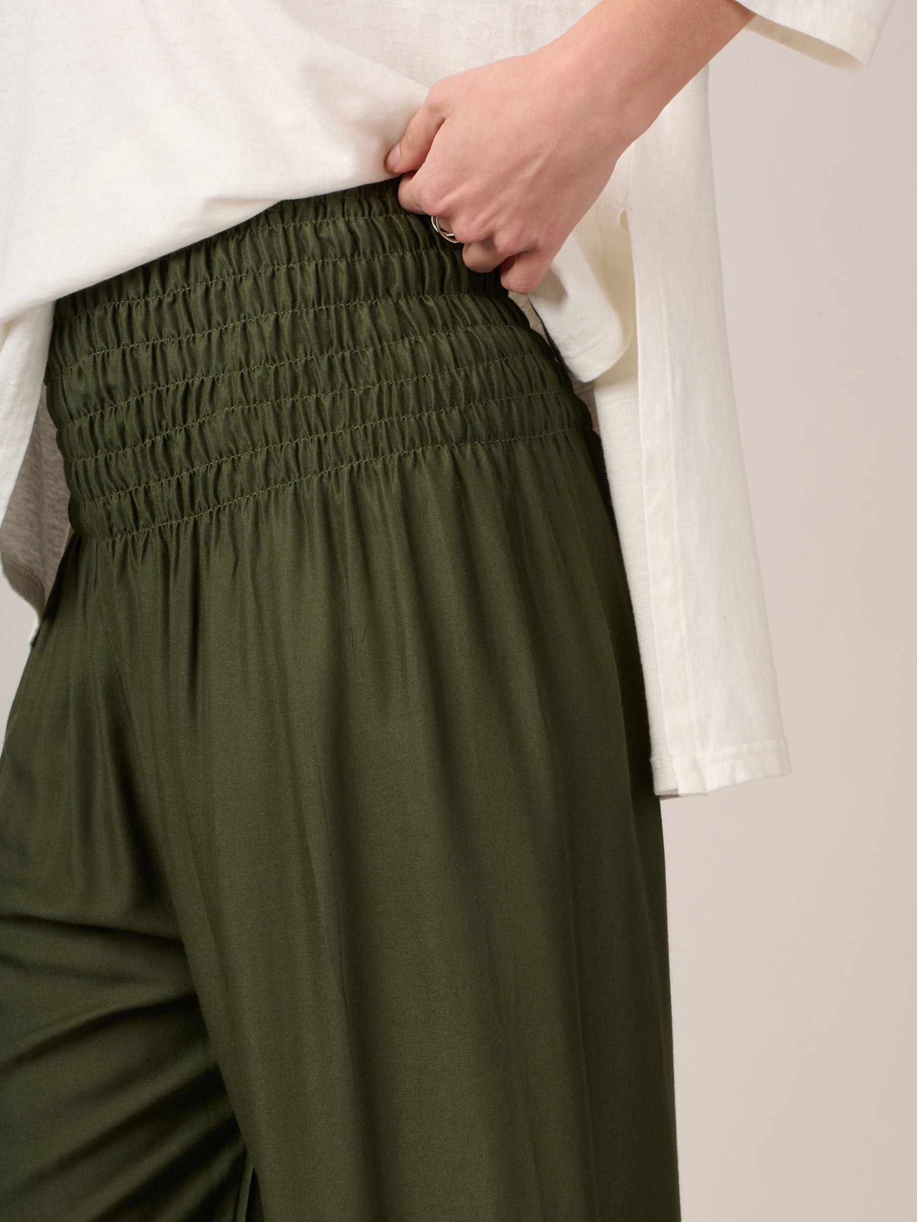 Harem Pants Original - Plain Colour High Crotch - Superior Rayon Fabric - Forgotten Tribes