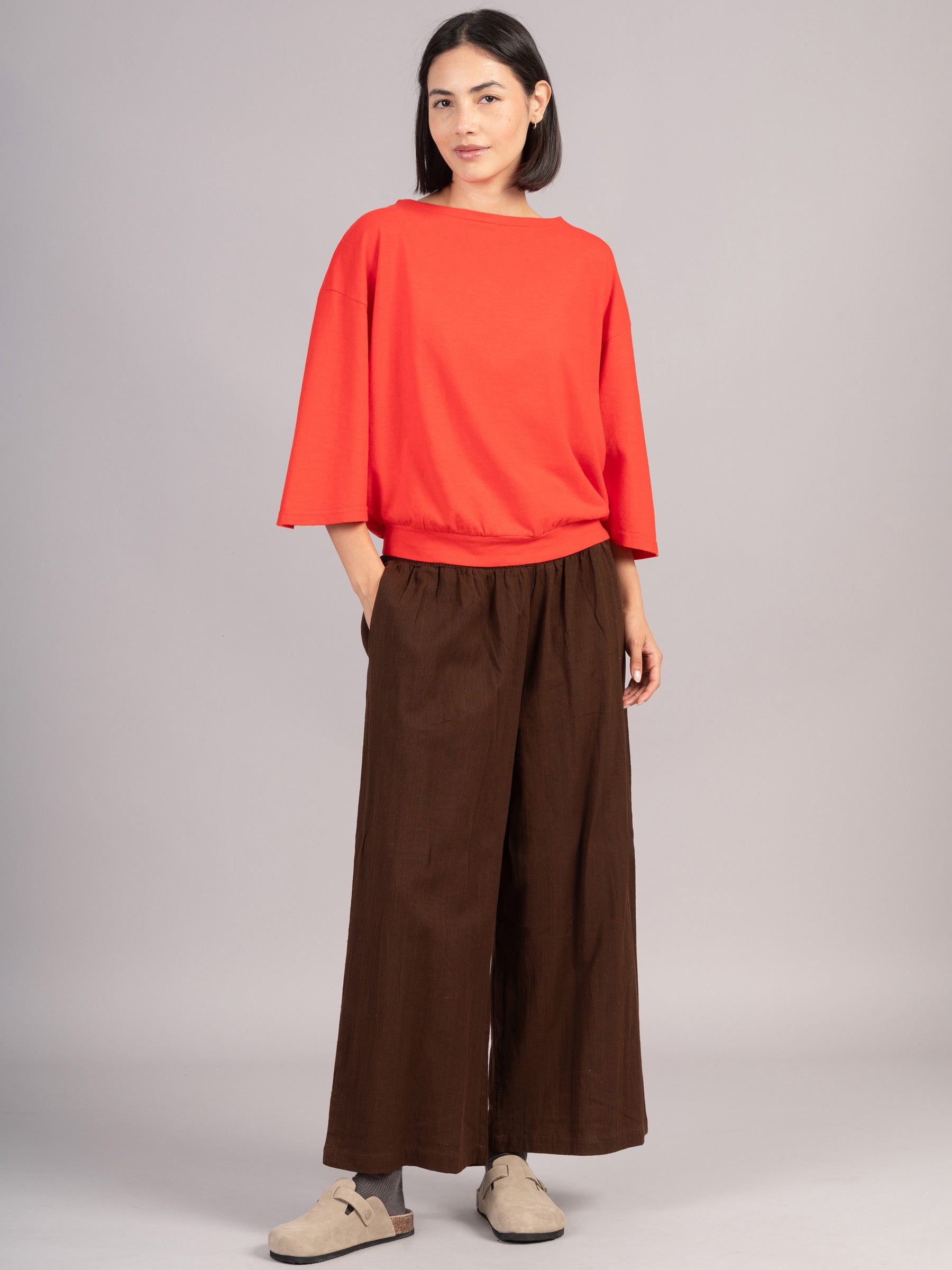 Heavyweight Hemp Organic Cotton Wide Sleeve T-Shirt - Forgotten Tribes