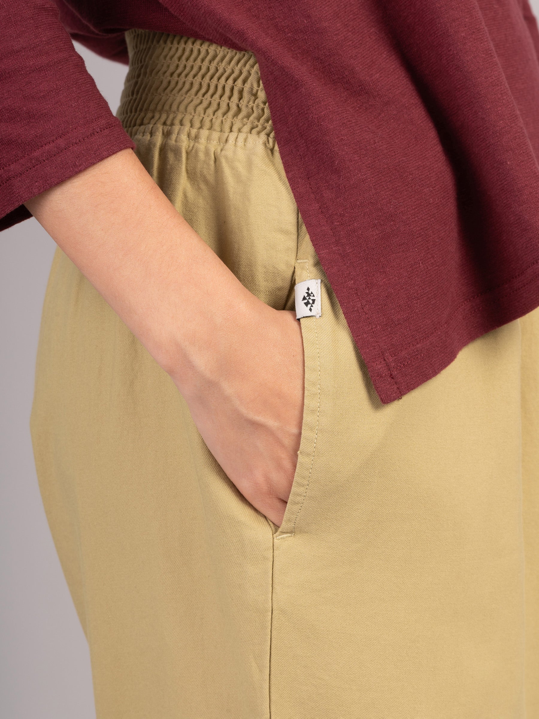 Riau - Organic Cotton Tapered Trousers - Forgotten Tribes