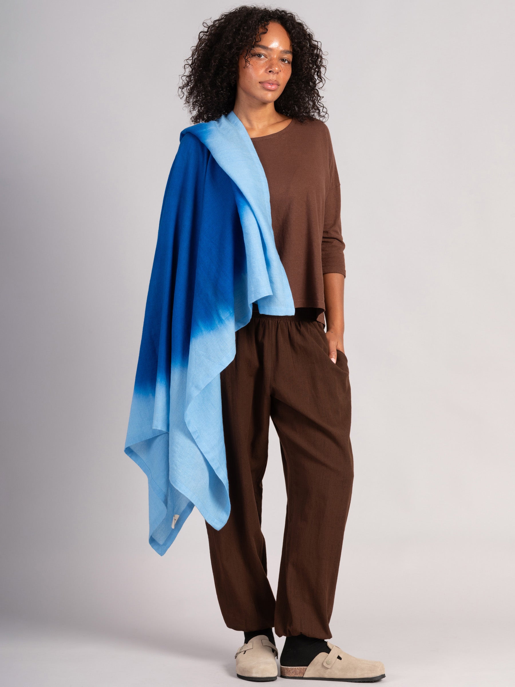 Fine Wool Dip Dye Scarf - Forgotten Tribes