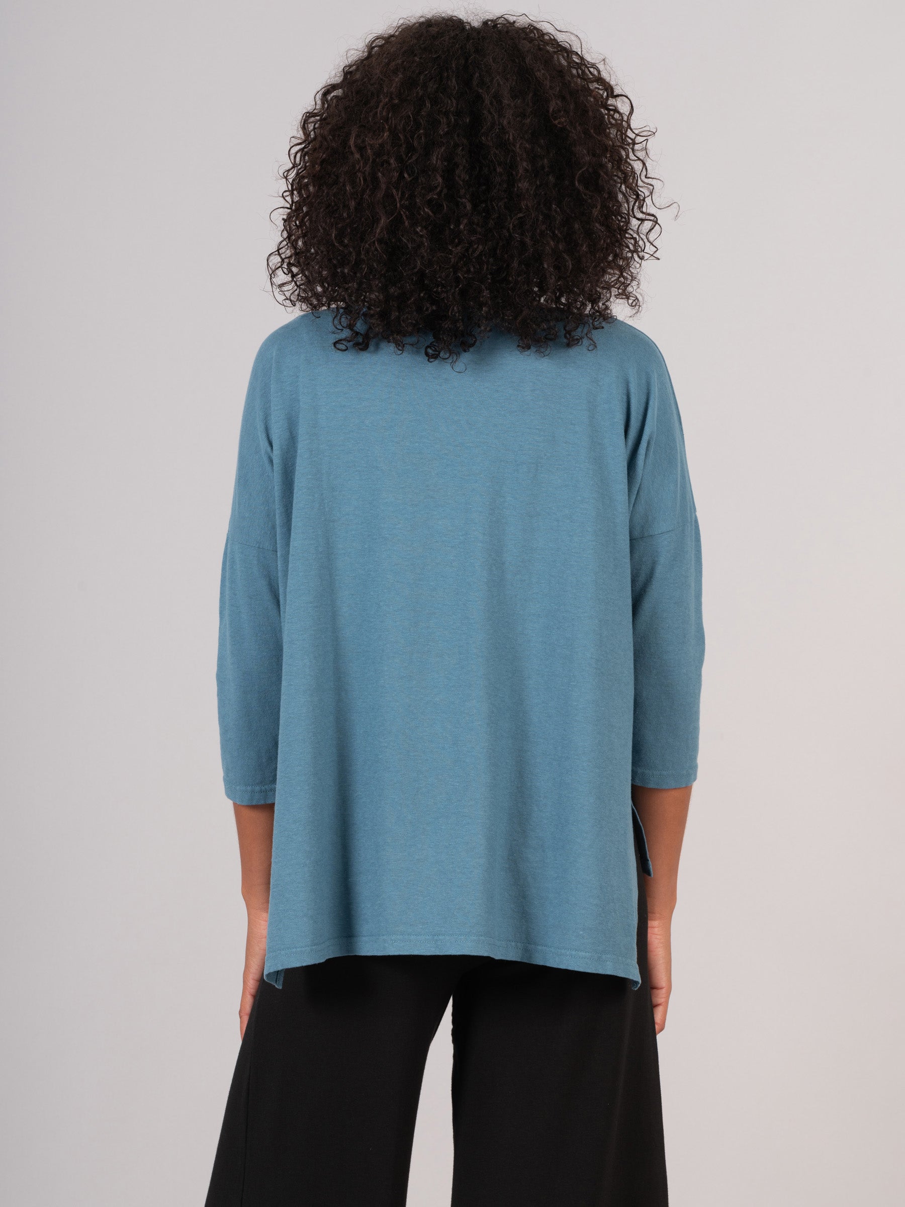Hemp Organic Cotton Cropped Sleeve T-Shirt - Forgotten Tribes