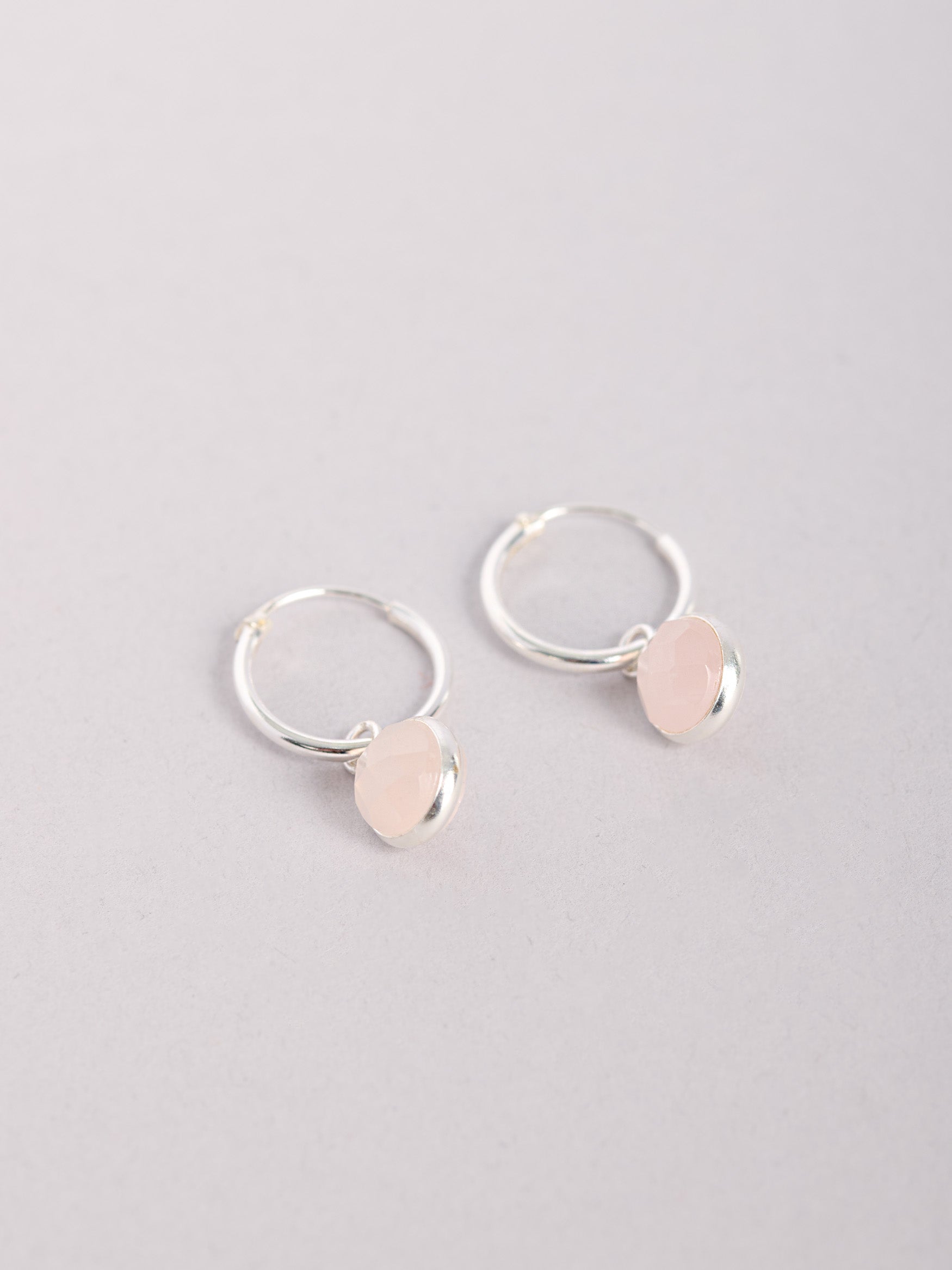 Round Gemstone Drop Earrings - Forgotten Tribes