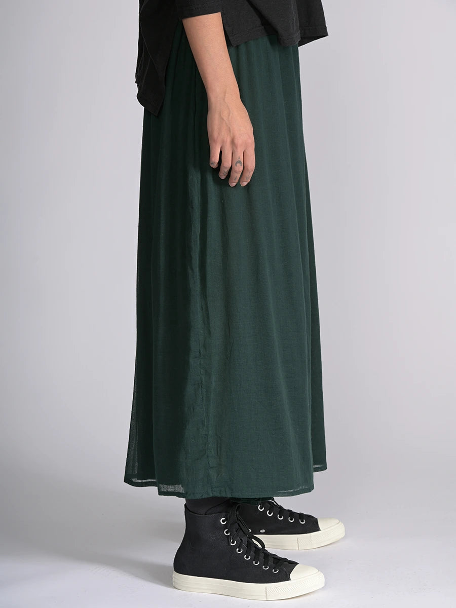 Fine Cotton Muslin Wide Leg Trousers - Forgotten Tribes