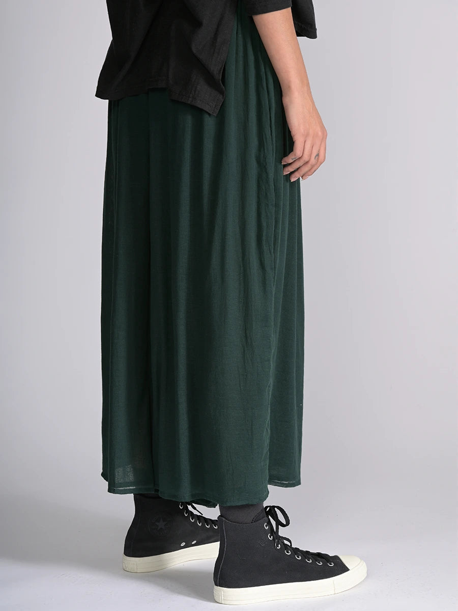 Fine Cotton Muslin Wide Leg Trousers - Forgotten Tribes