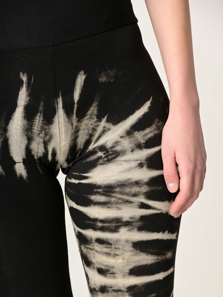 Tie Dye Leggings - Black - Style 2 - Forgotten Tribes