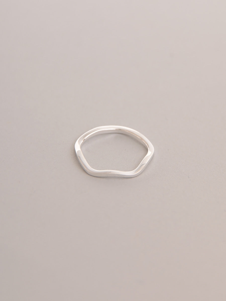 Sterling Silver Slim Wave Ring - Forgotten Tribes