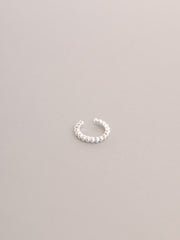 Sterling Silver Beaded Ear Cuff - Forgotten Tribes