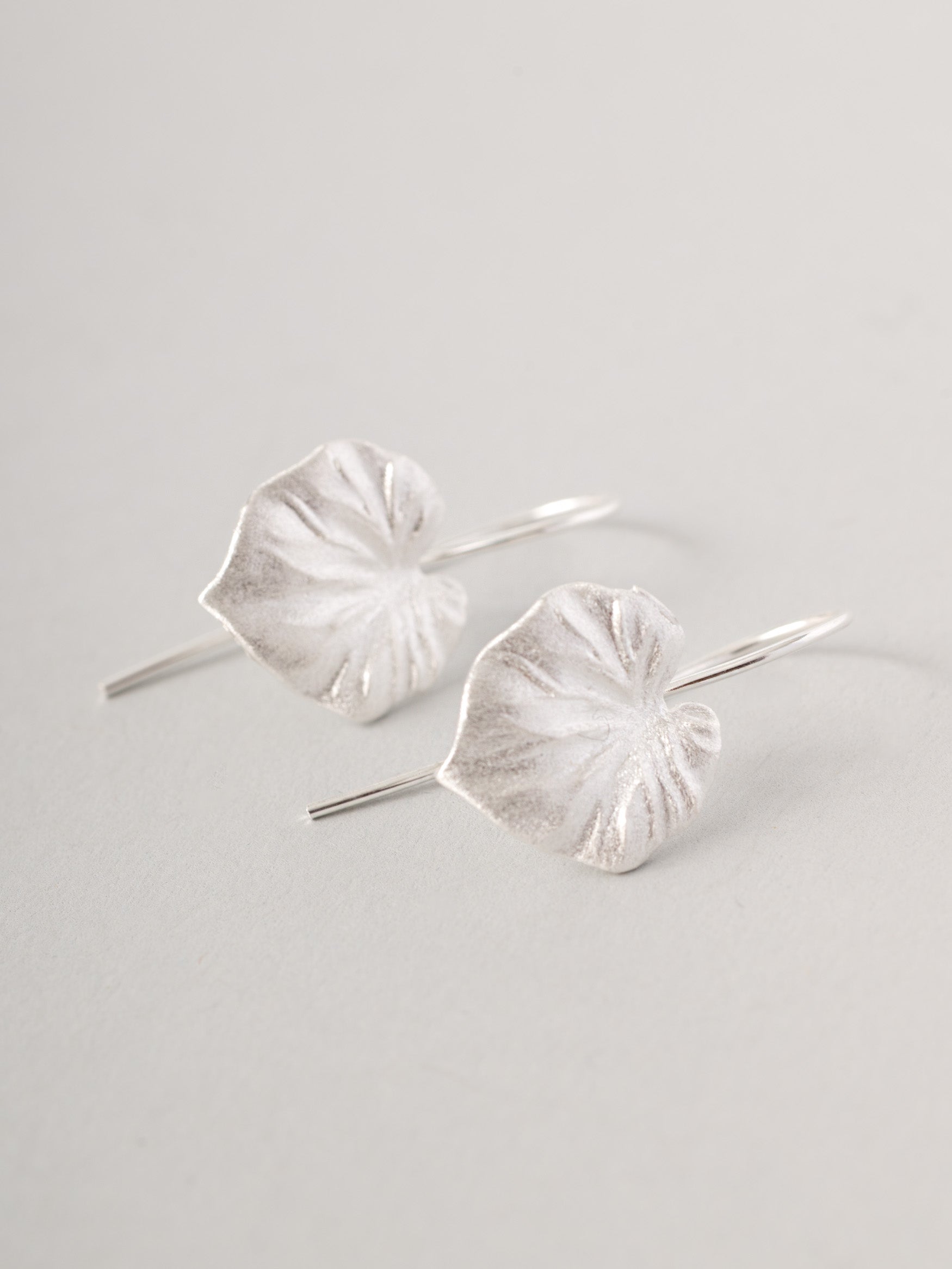 Sterling Silver Monstera Leaf Earrings - Forgotten Tribes