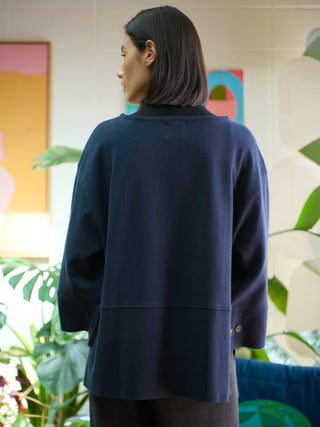 Noshiro - Hemp Organic Cotton Interlock Boat Neck Top - Forgotten Tribes