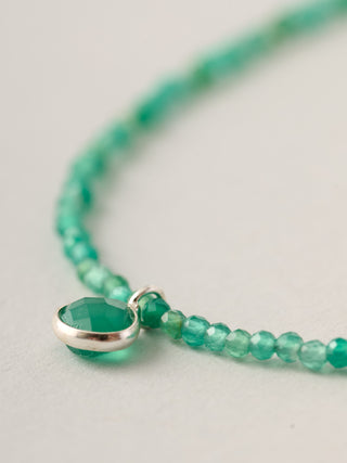 Green Onyx Mini Beads Choker - Forgotten Tribes
