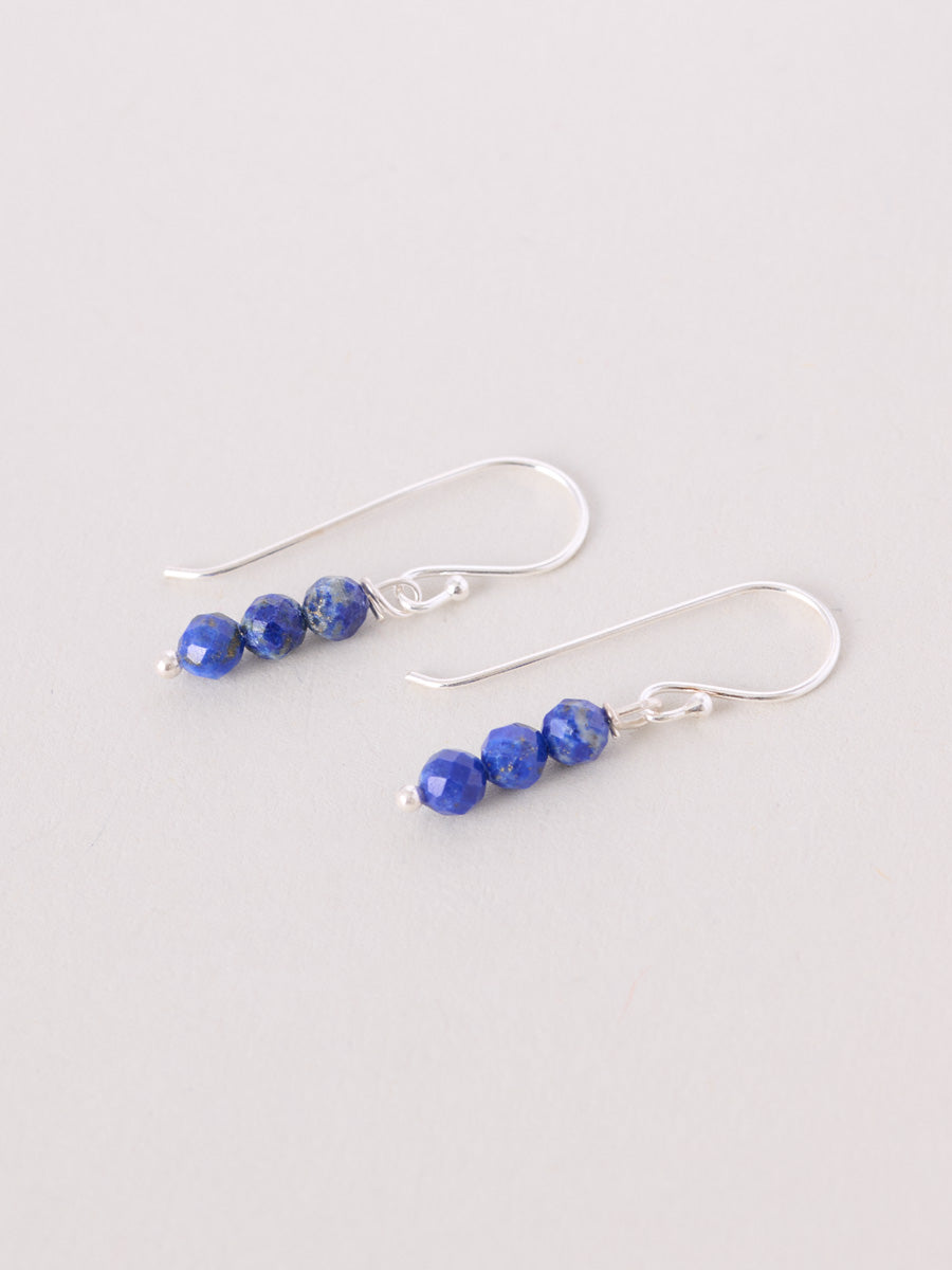 Three Beads Drop Earrings - Forgotten Tribes
