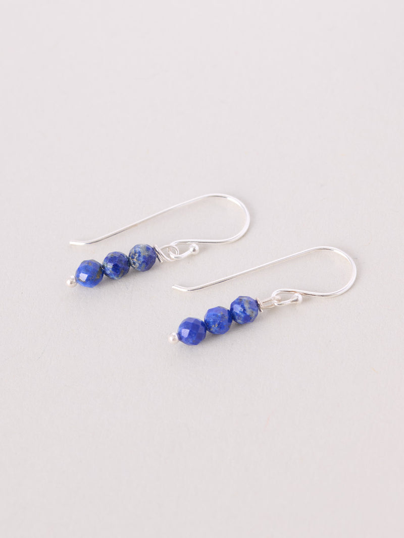 Three Beads Drop Earrings - Forgotten Tribes