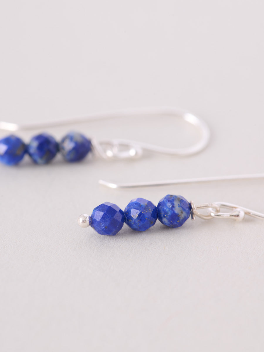 Three Beads Drop Earrings - Forgotten Tribes