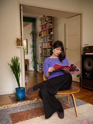 Gaya - Hemp Organic Cotton Cropped Sleeve T-Shirt - Forgotten Tribes