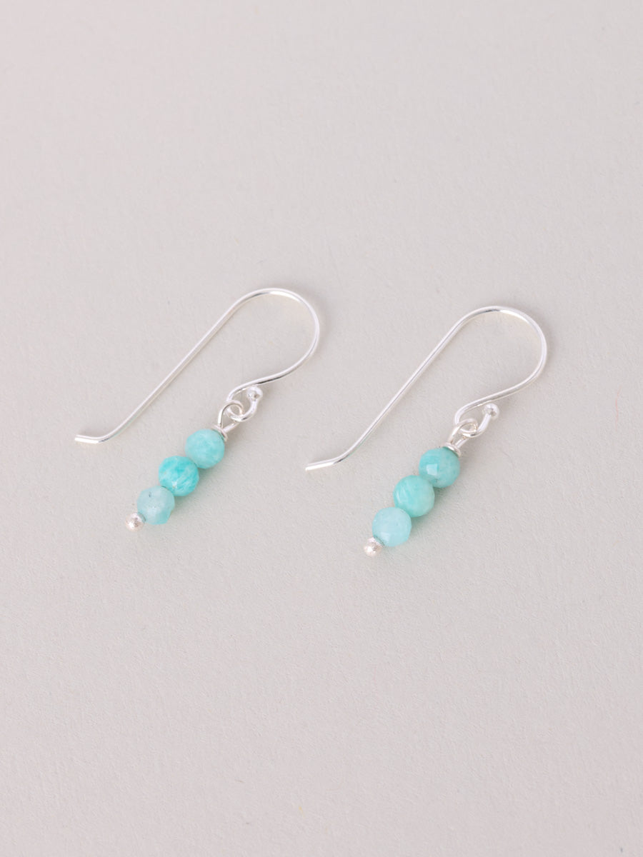Three Beads Drop Earrings - Forgotten Tribes