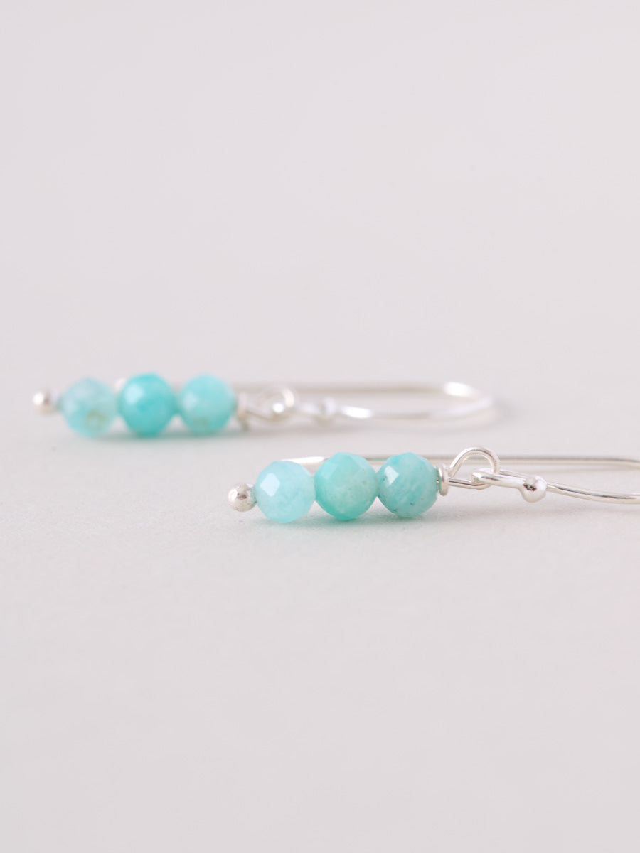 Three Beads Drop Earrings - Forgotten Tribes
